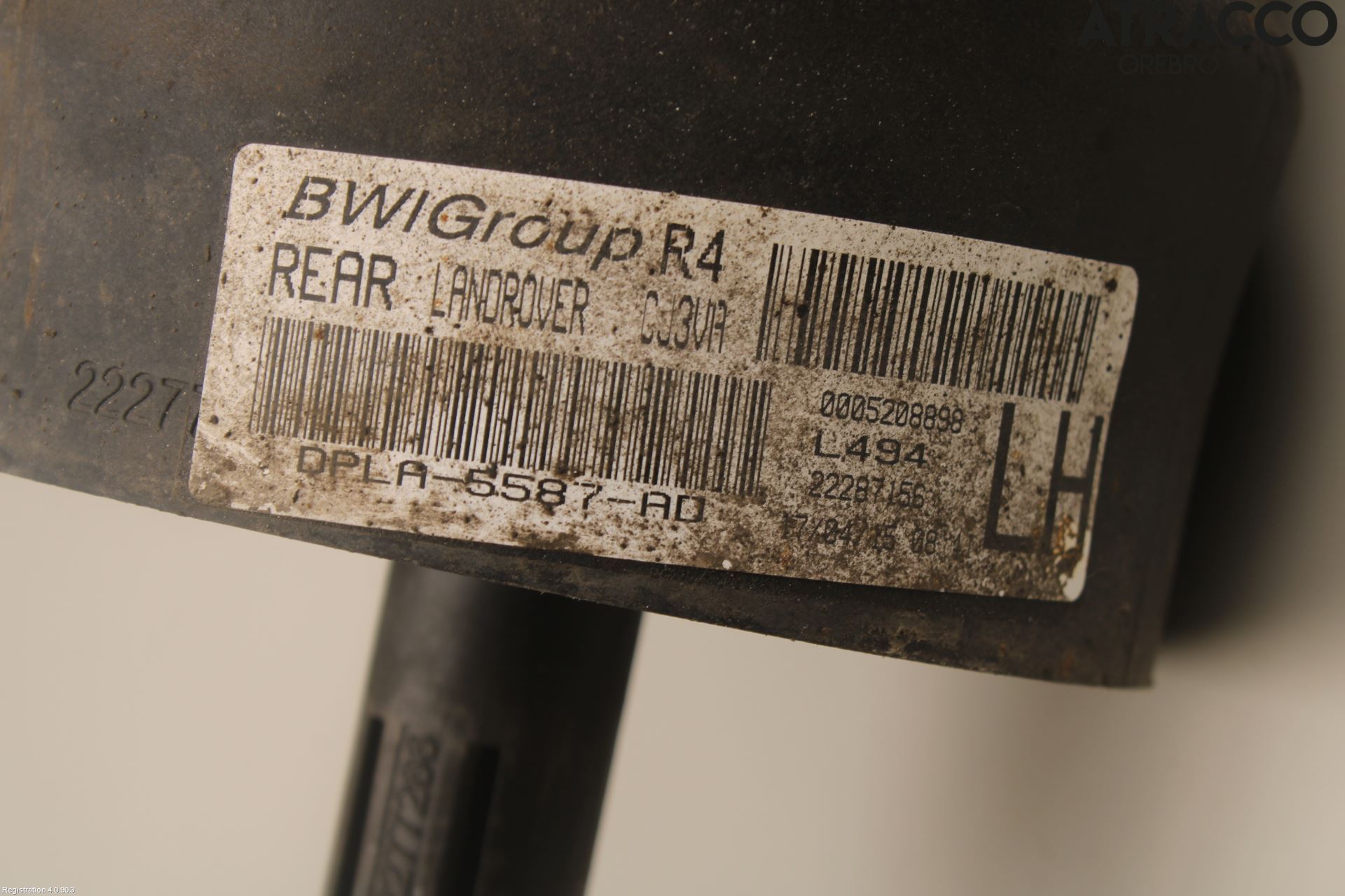 Landrover RANGE ROVER SPORT (L494) 14-22 Nivåreg Belg - Luftpute