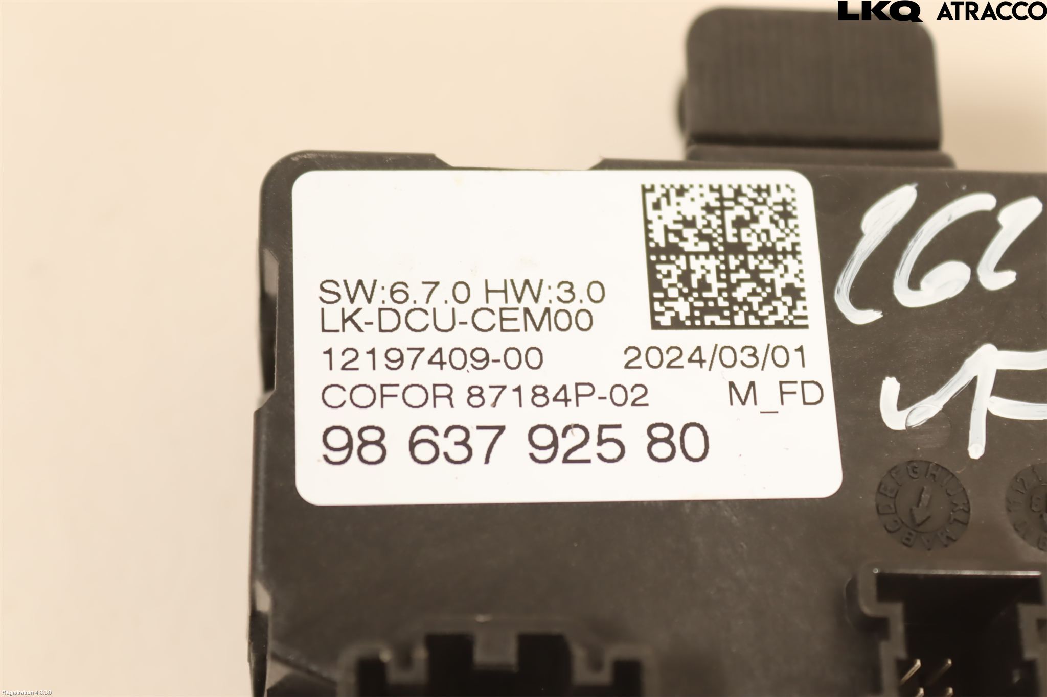 Peugeot 308/E-308 21- Styreenhet Dør