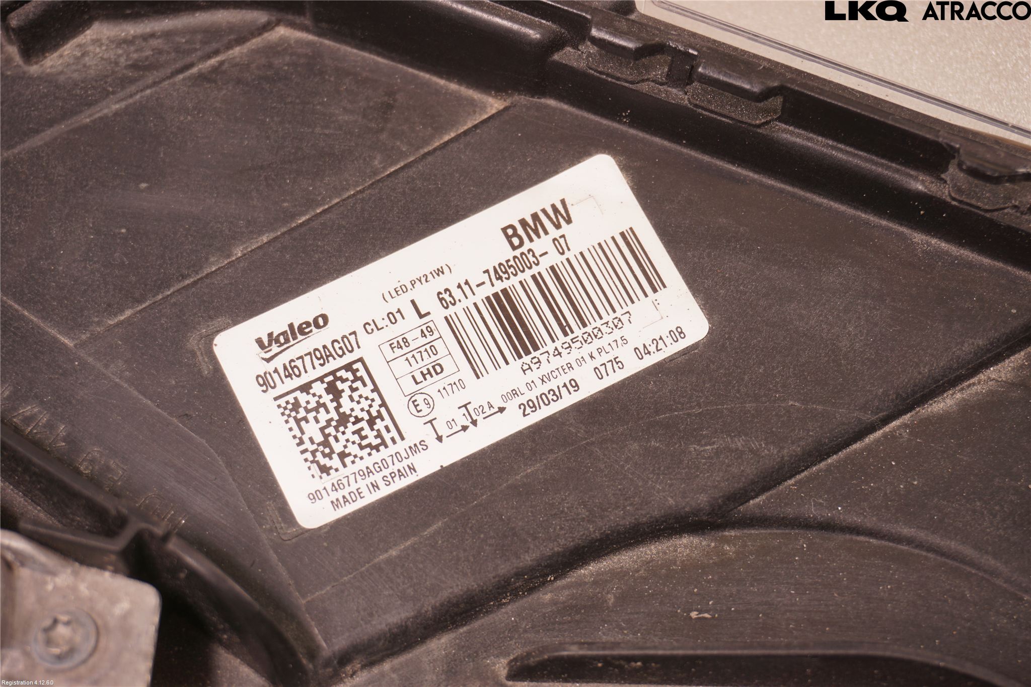 BMW X1 F48 15-22 Frontlykt Venstre
