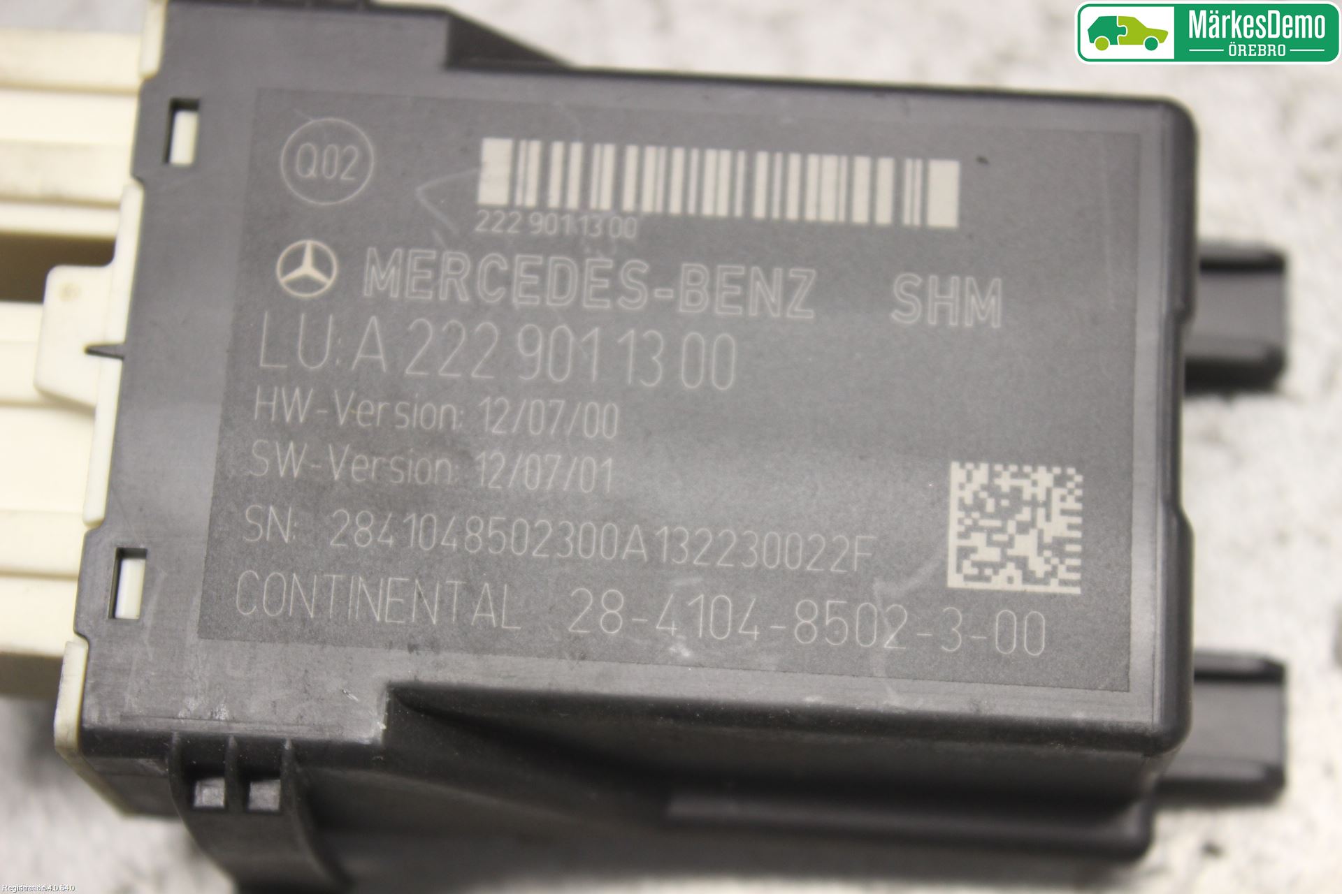 Mercedes-Benz MB S-KLASS (W222) 13-20 Styreenhet Øvrig