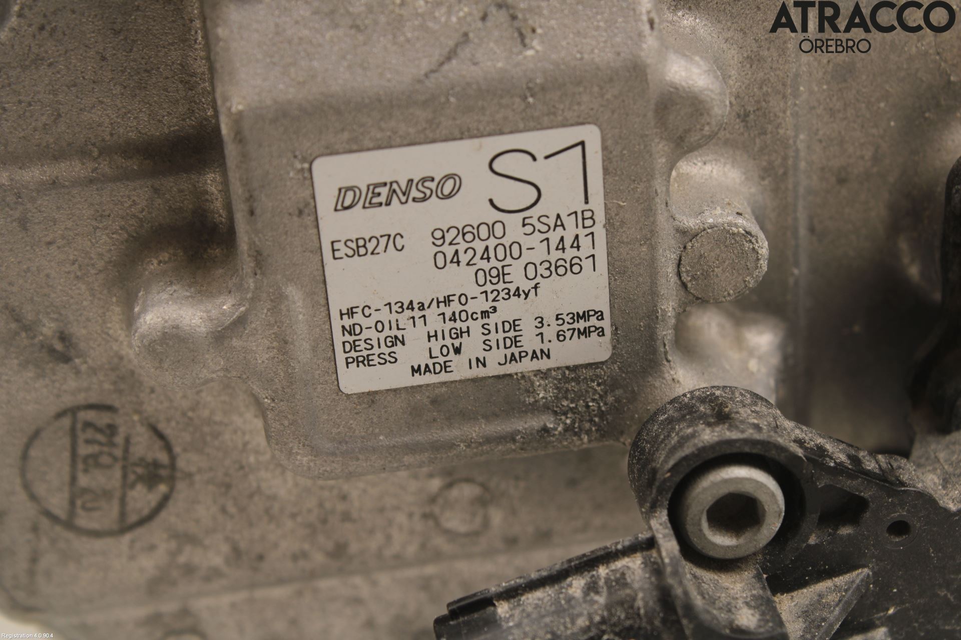Nissan LEAF 18- Varme Ac Kompressor