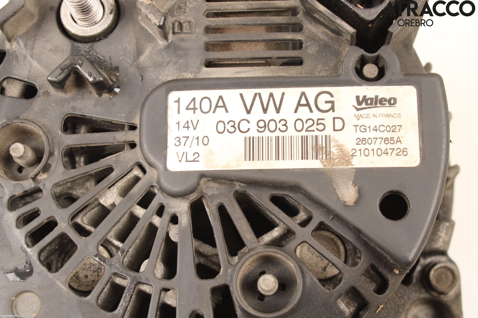 Volkswagen VW GOLF VI 09-13 Dynamo