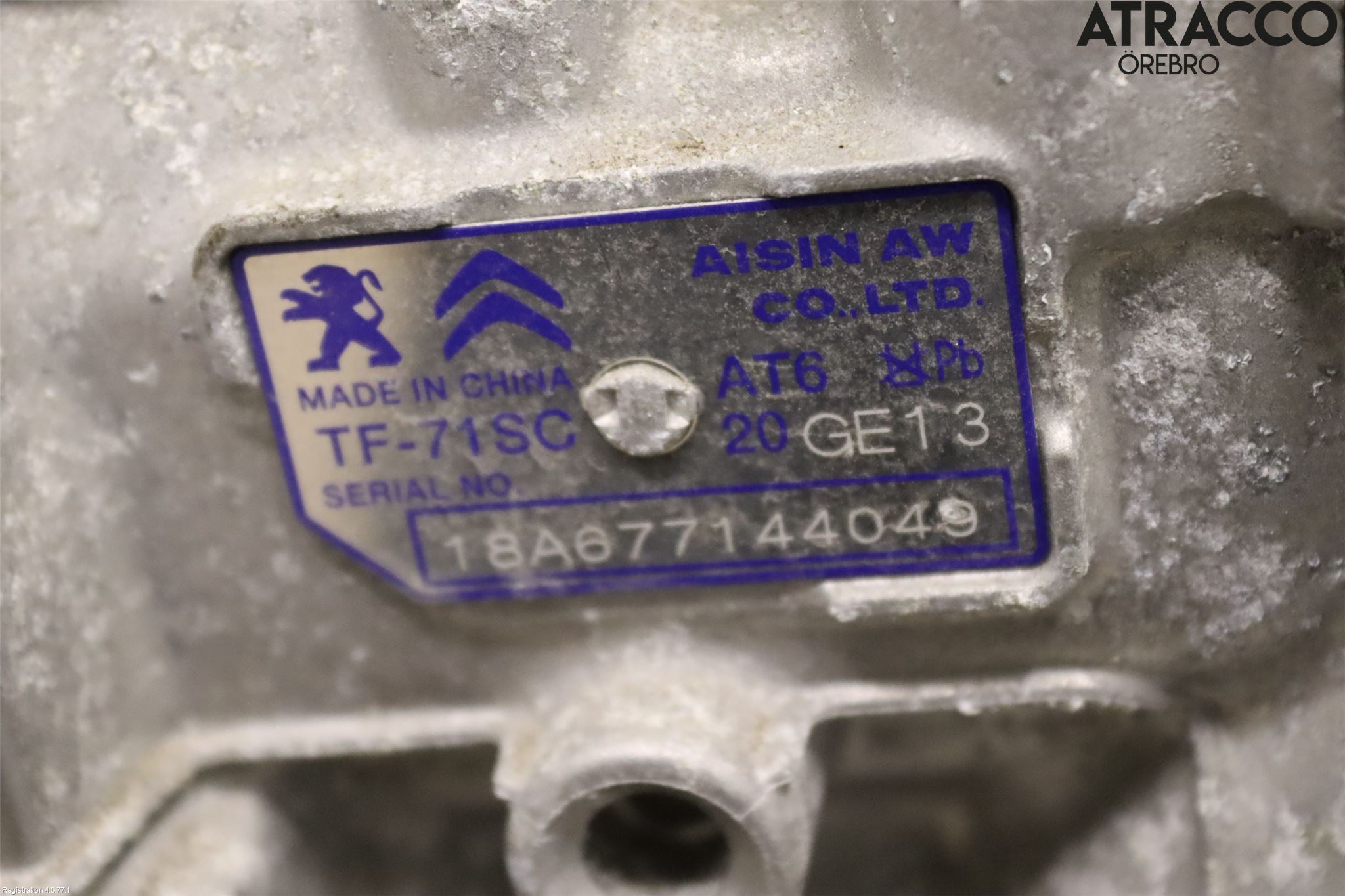 Citroen COTROEN C3 17-24 Gearkasse Automat