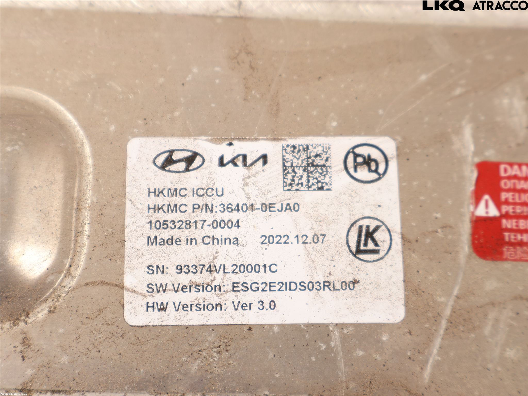 Kia NIRO (SG2) 23- Batterilader Hybrid