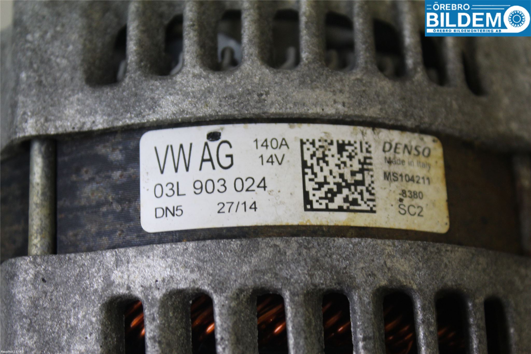 Volkswagen VW TIGUAN 07-16 Dynamo