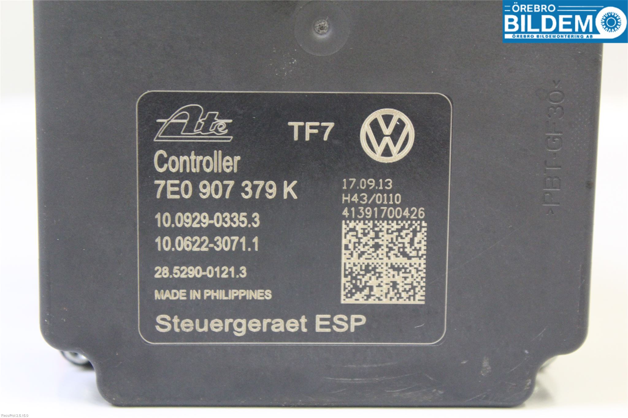 Volkswagen VW TRANSP/CARAVELLE (T5) 04-15 Abs Hydraulikkaggregat