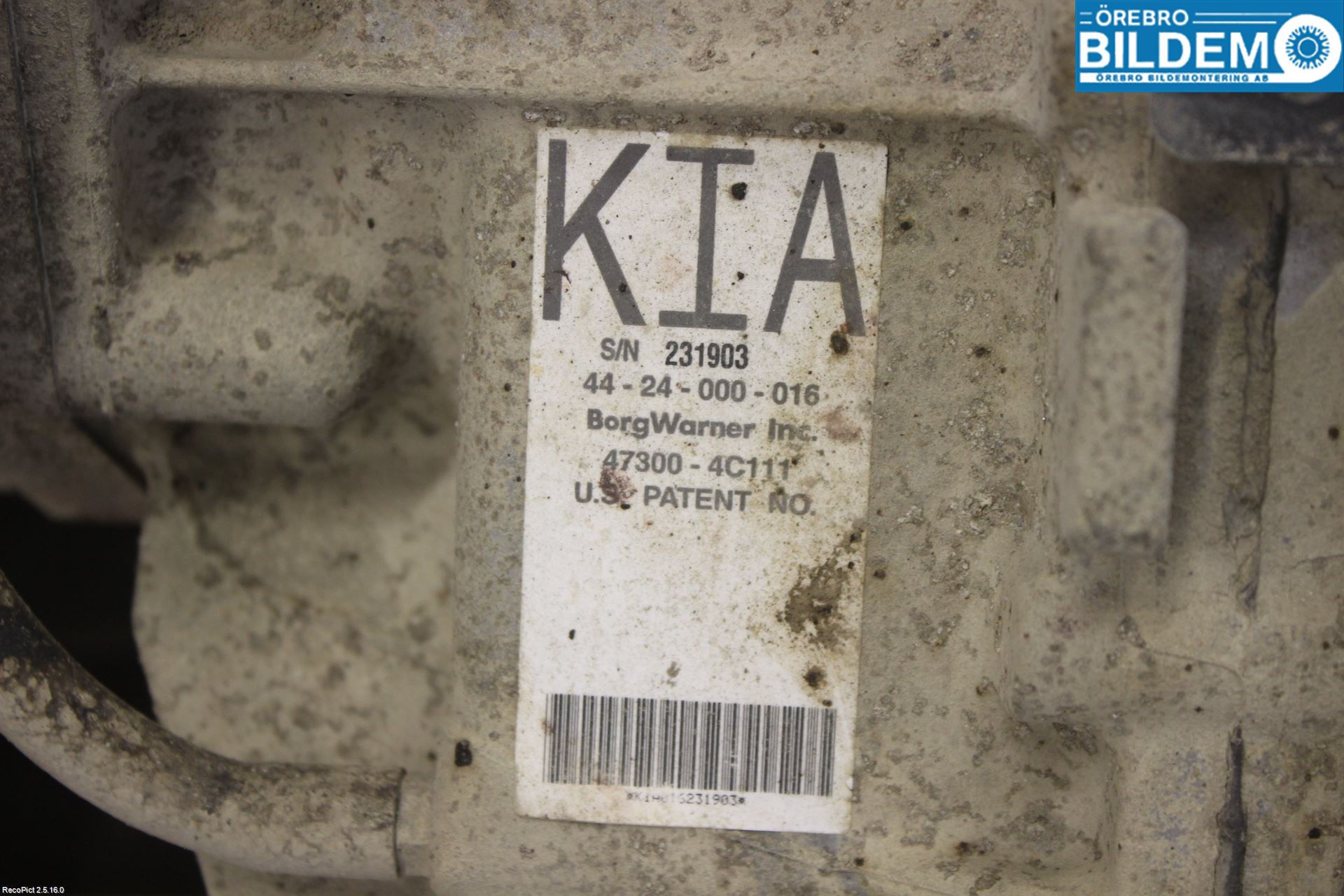 Kia SORENTO 03-09 Gearkasse Automat