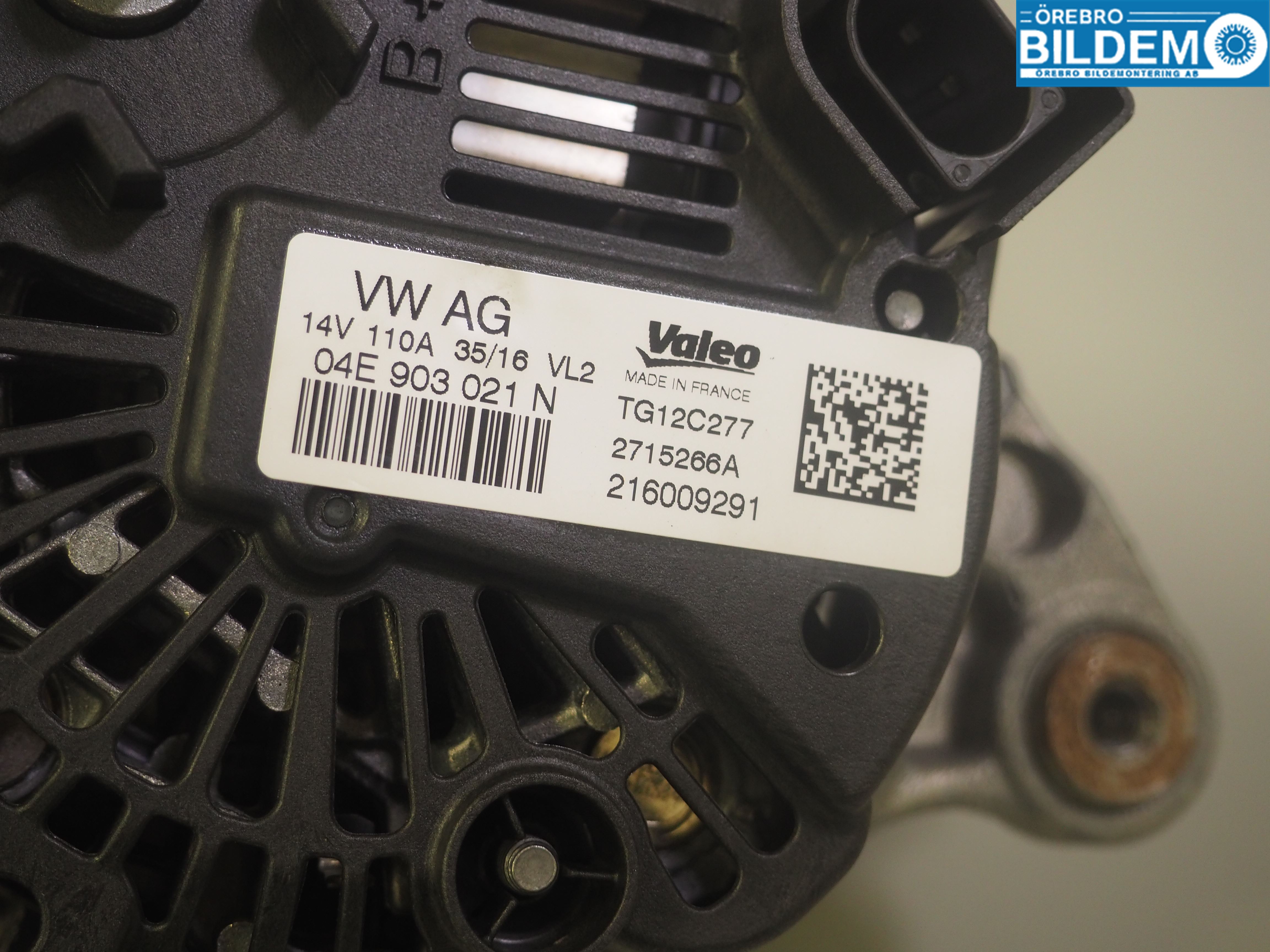 Volkswagen VW POLO 10-17 Dynamo