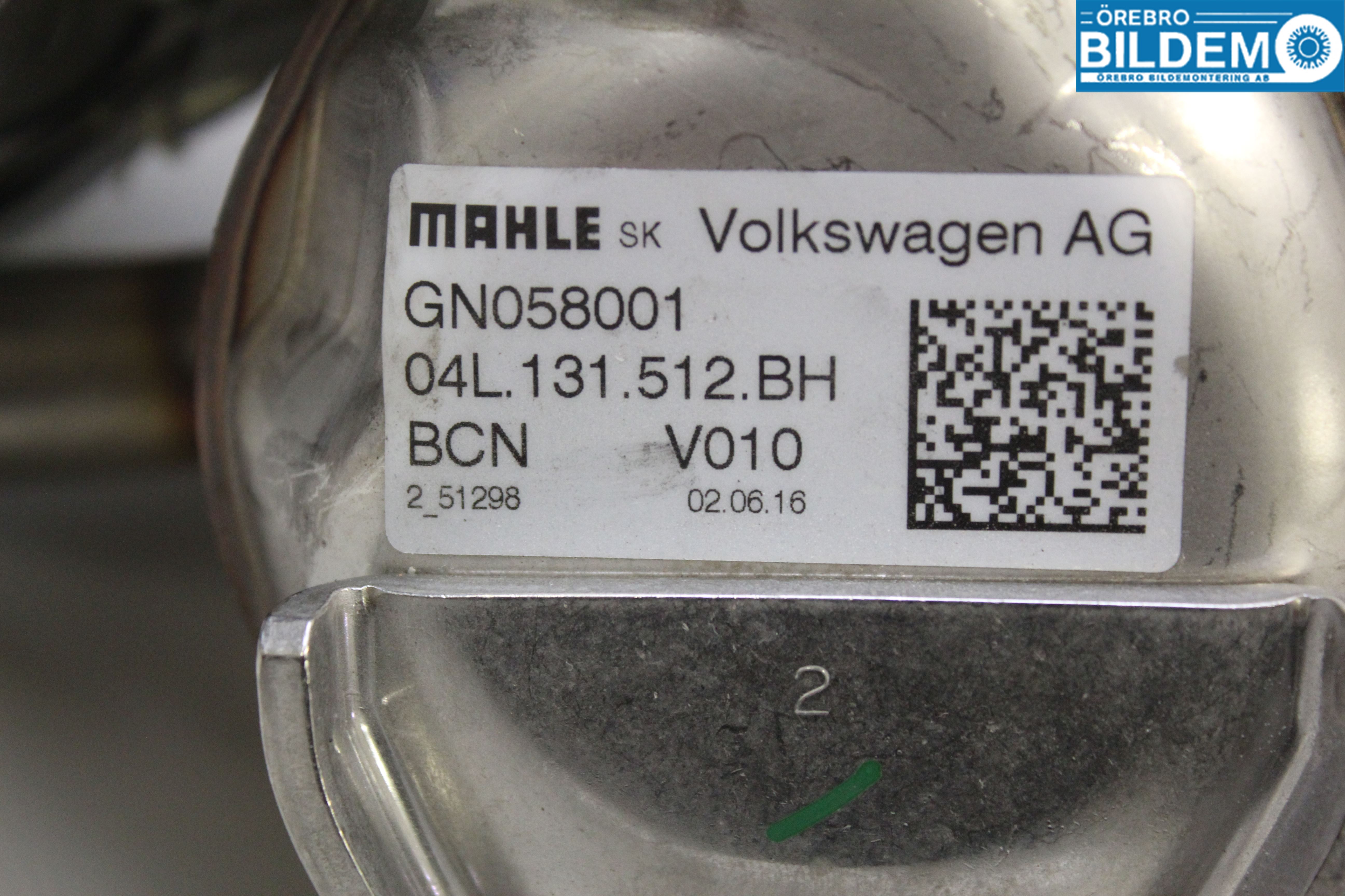 Volkswagen VW TIGUAN 16-24 Eksos Kjøler