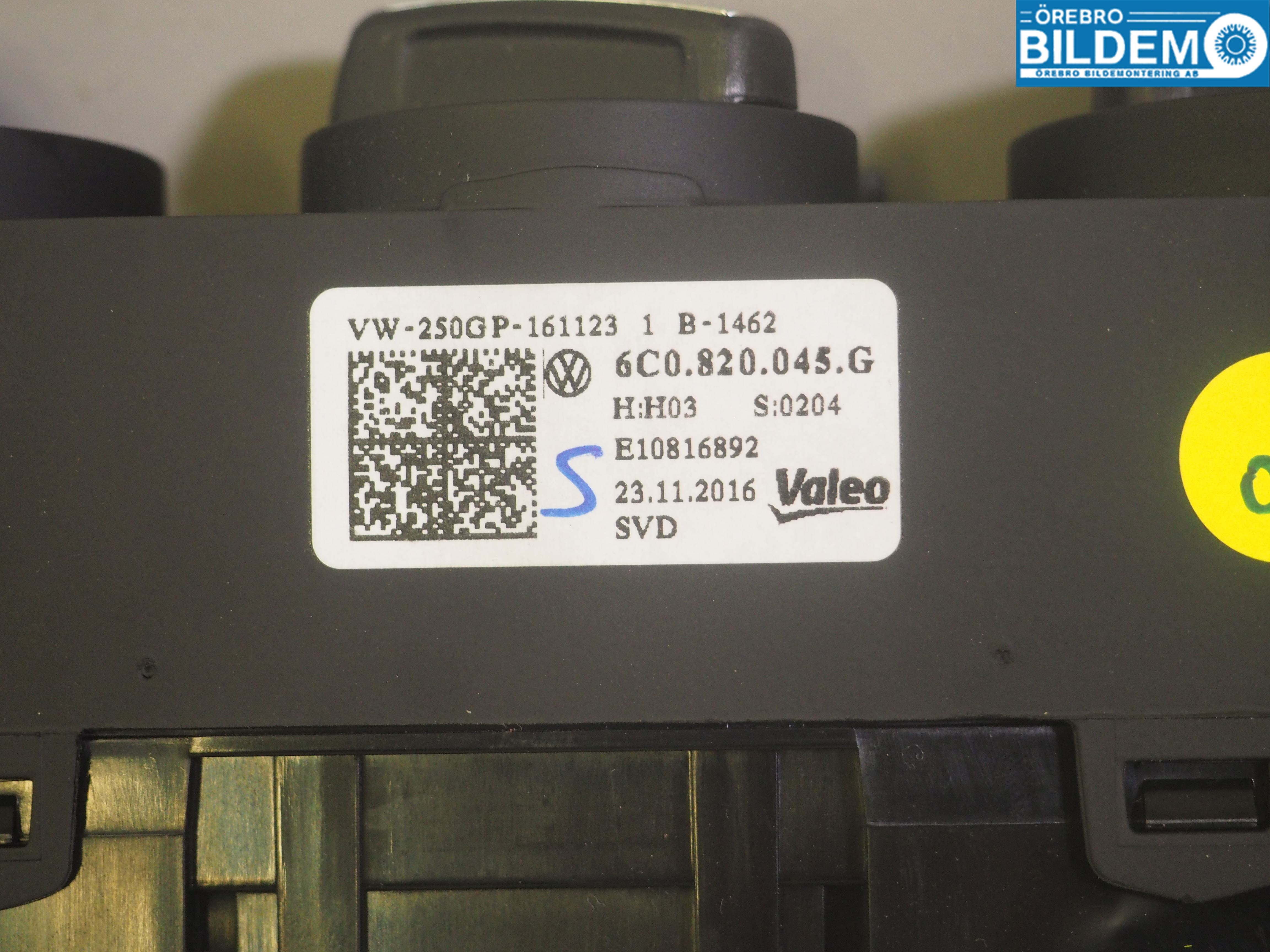 Volkswagen VW POLO 10-17 Varme Ac Betjening-Display