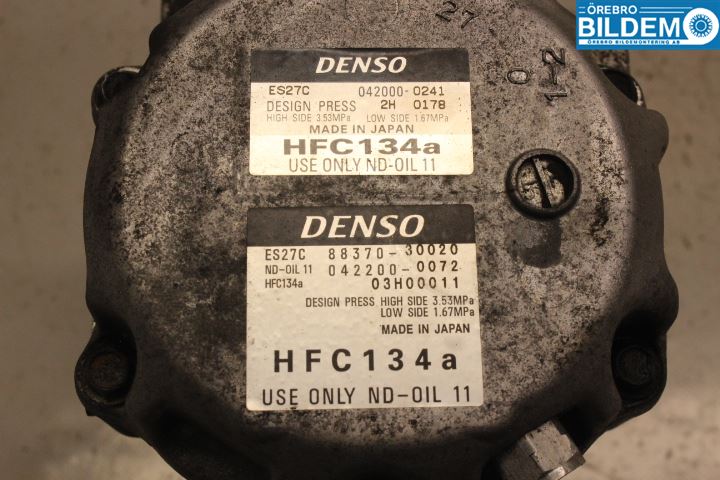 Lexus GS 300/430/450H 05-12 Varme Ac Kompressor