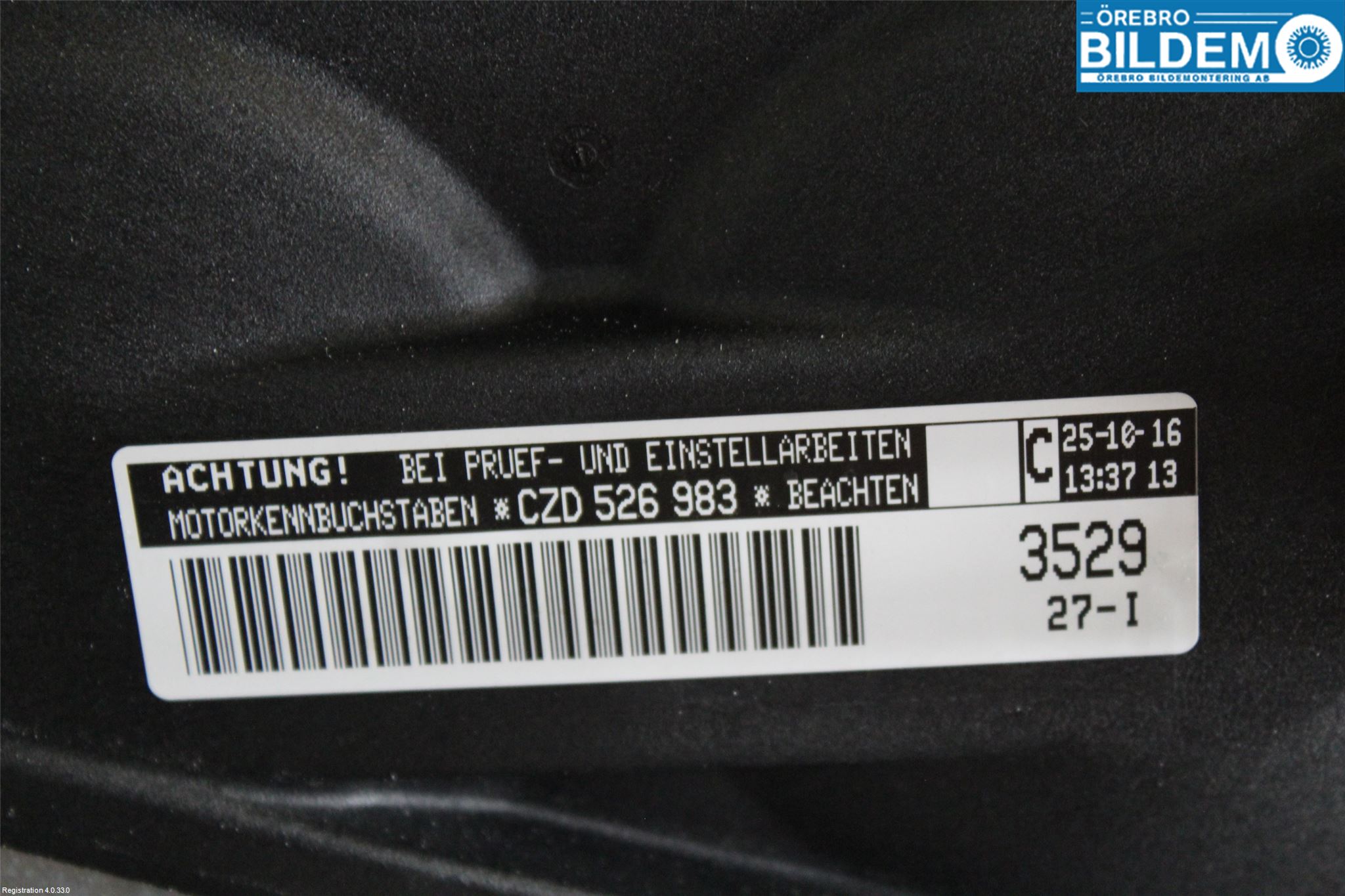 Volkswagen VW GOLF / E-GOLF VII 13-20 Motor Bensin