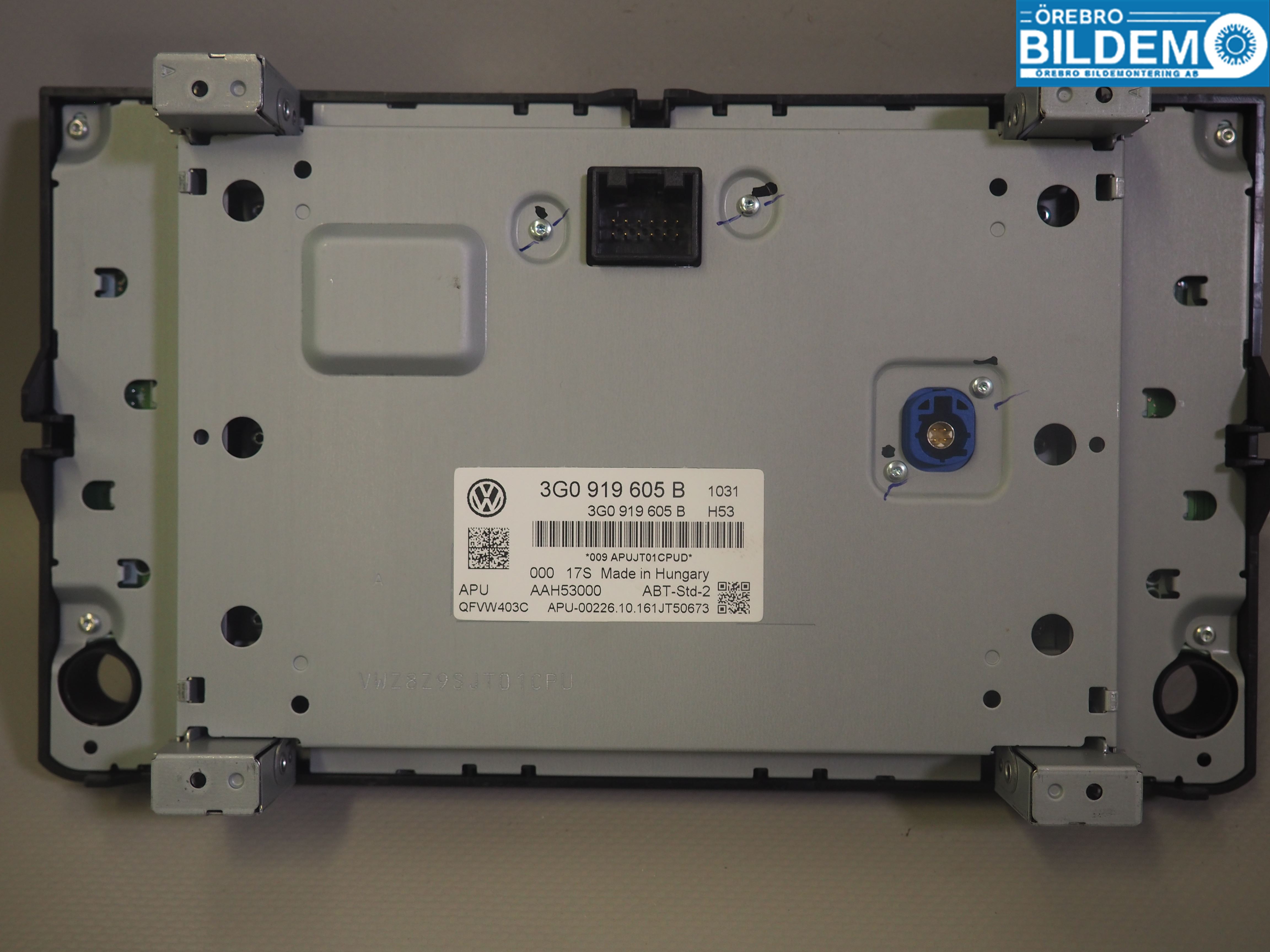 Volkswagen VW GOLF / E-GOLF VII 13-20 Multifunktionsdisplay