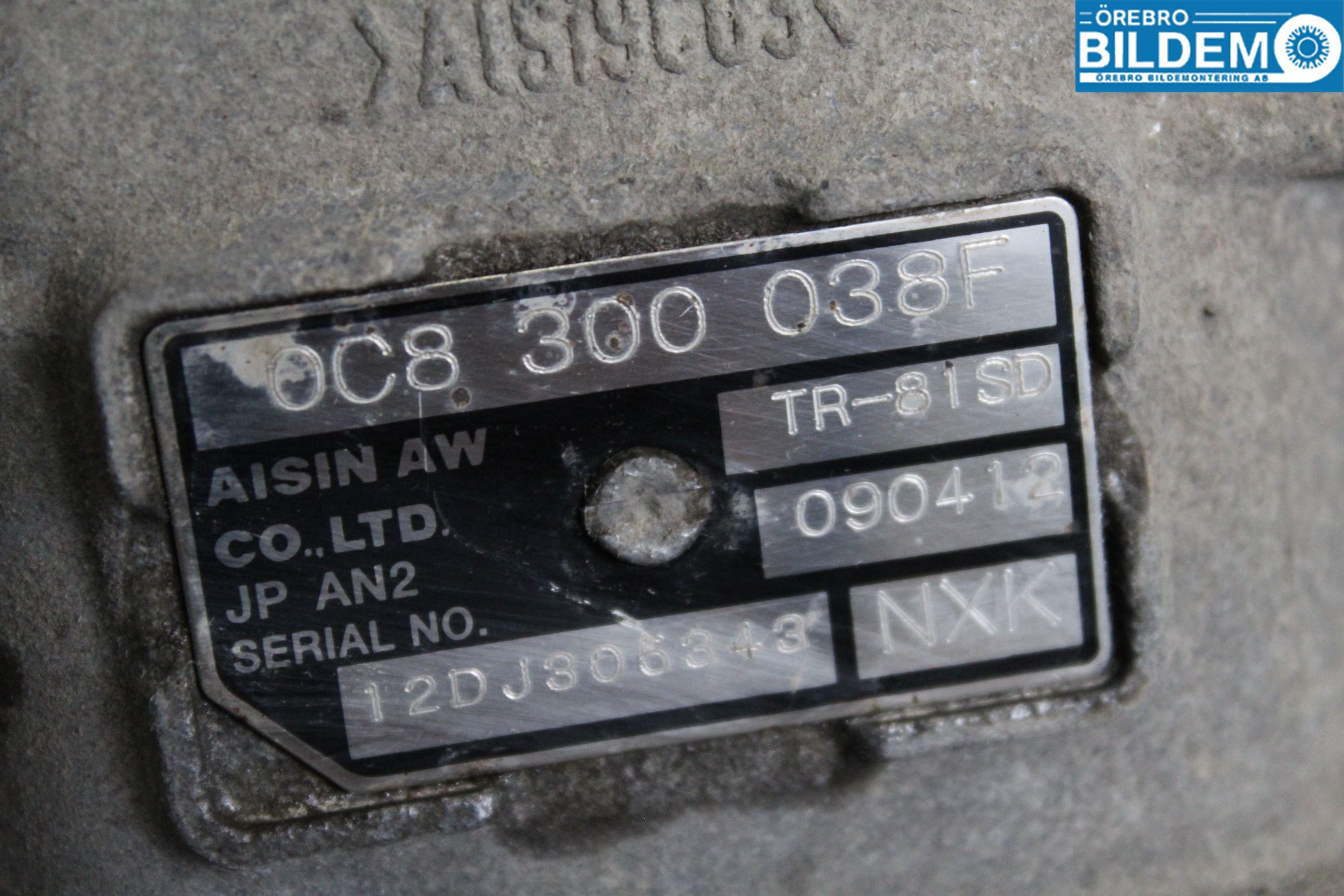 Volkswagen VW TOUAREG 7P 11-18 Gearkasse Automat