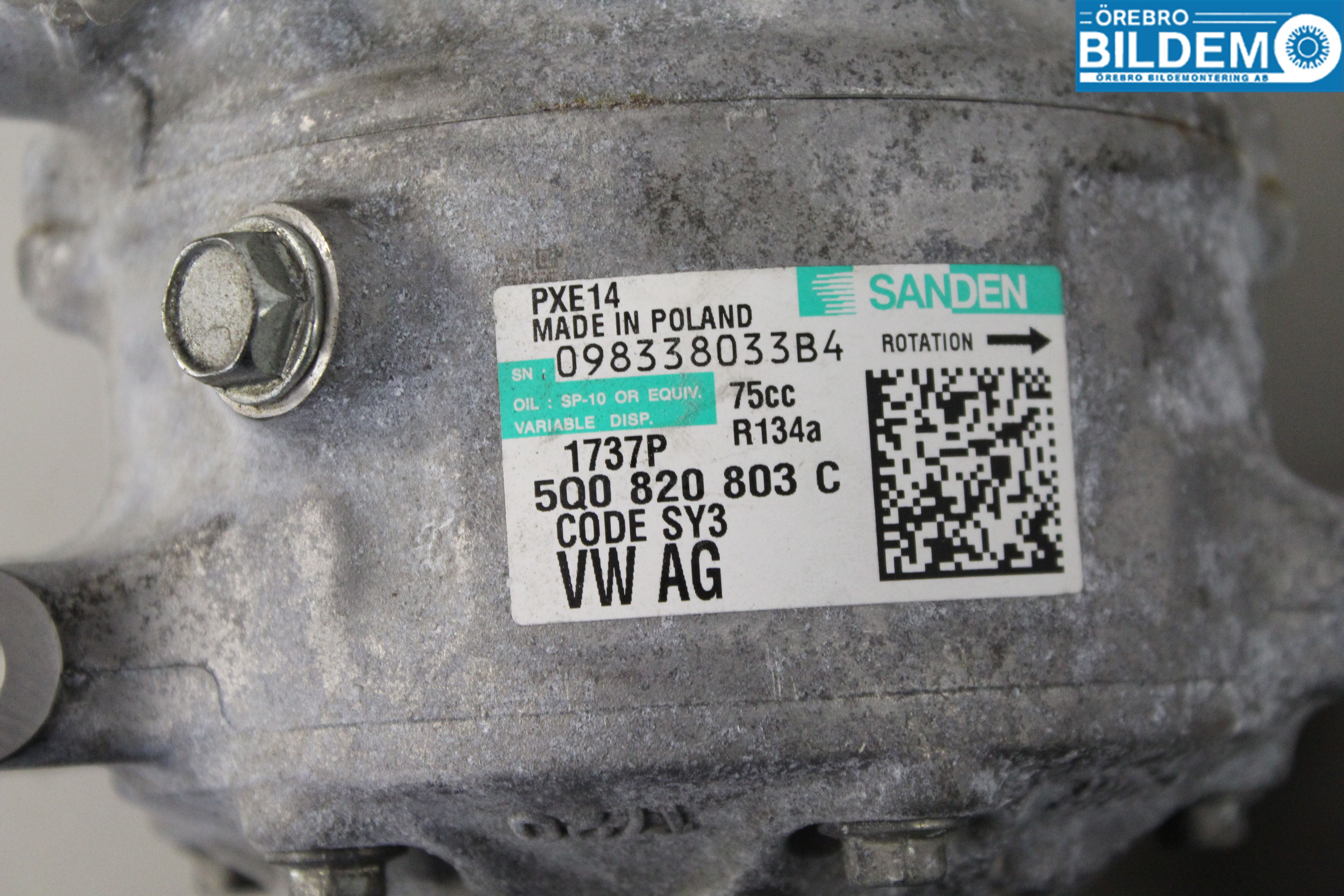 Seat LEON 13-20 Varme Ac Kompressor