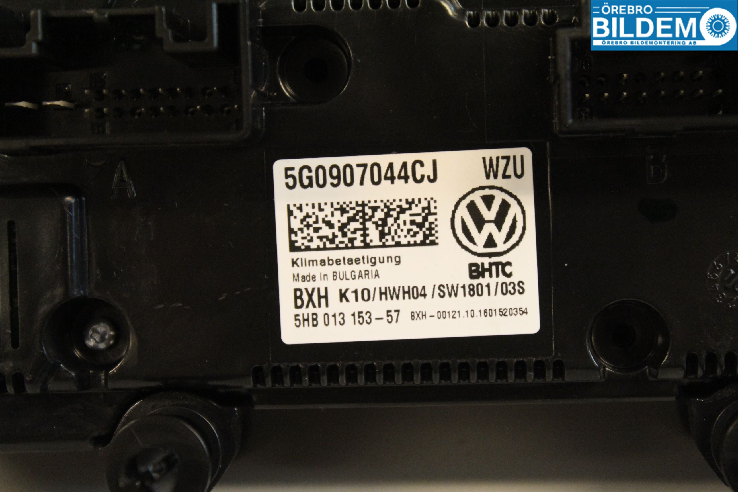 Volkswagen VW PASSAT 15-19 Varme Ac Betjening-Display