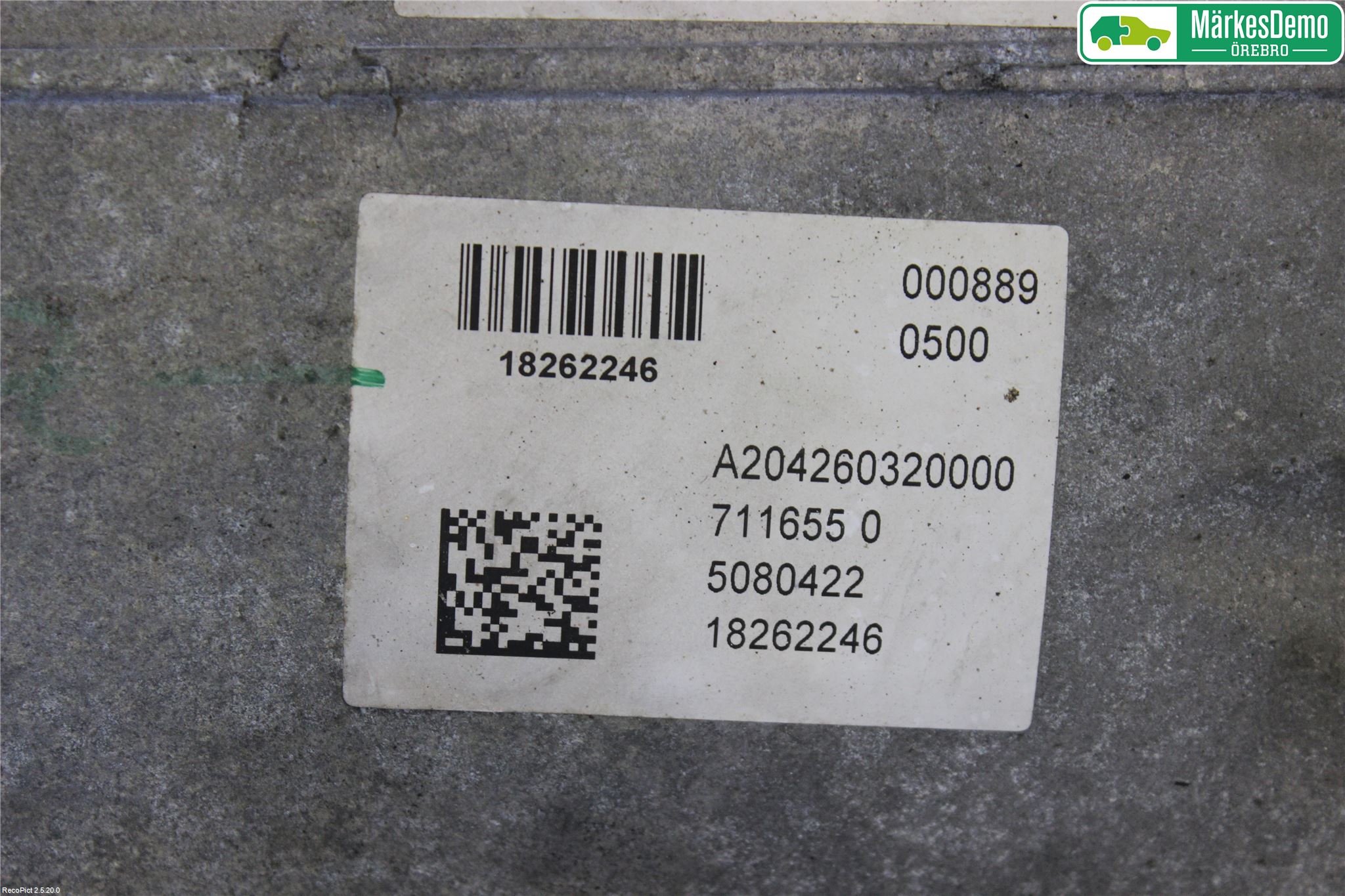 Mercedes-Benz MB C-KLASS (W204) 07-15 Gearkasse 6 Trinn