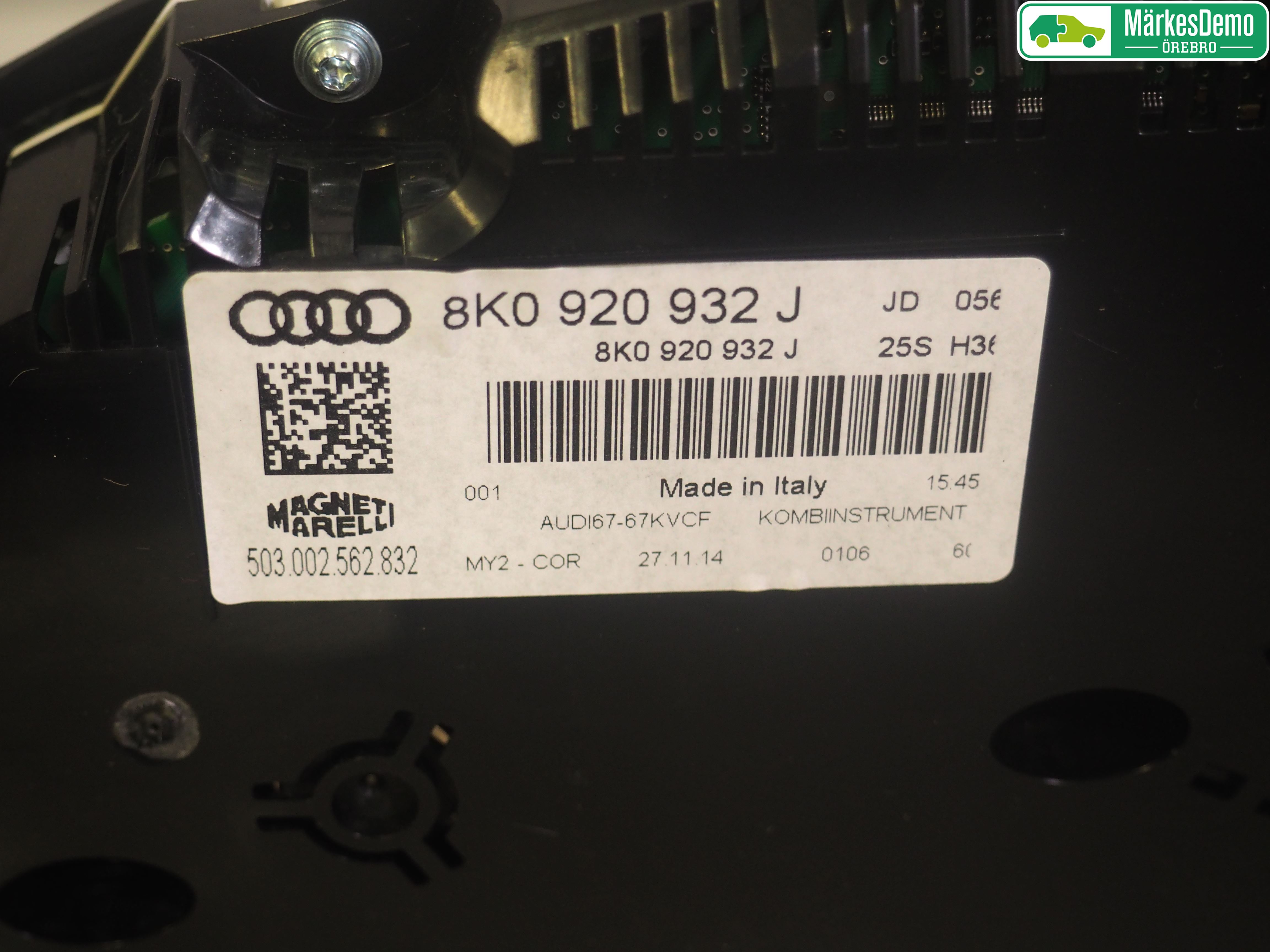Audi A4 12-15 Instr Kombinert