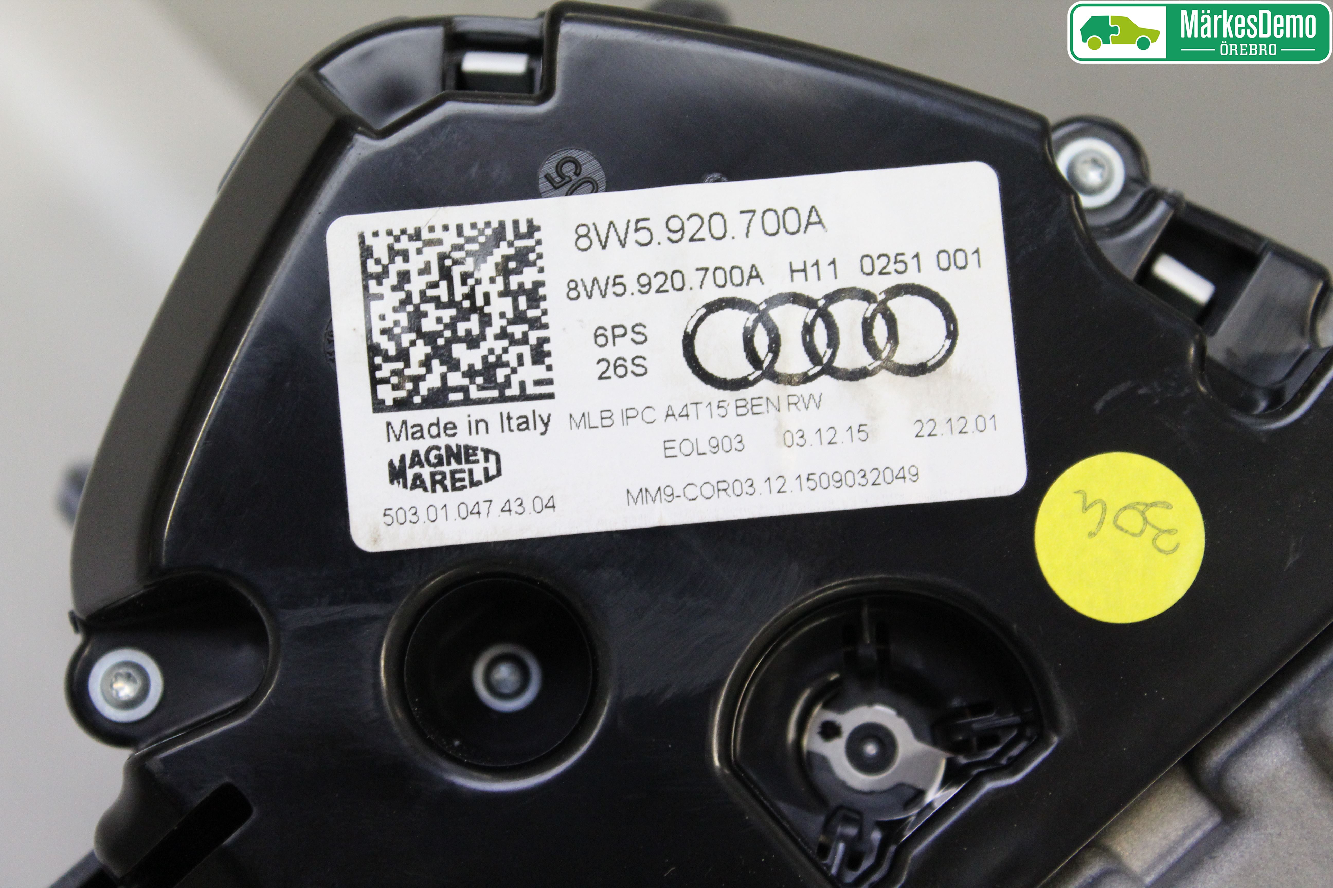 Audi A4/S4 B9 16-19 Instr Kombinert