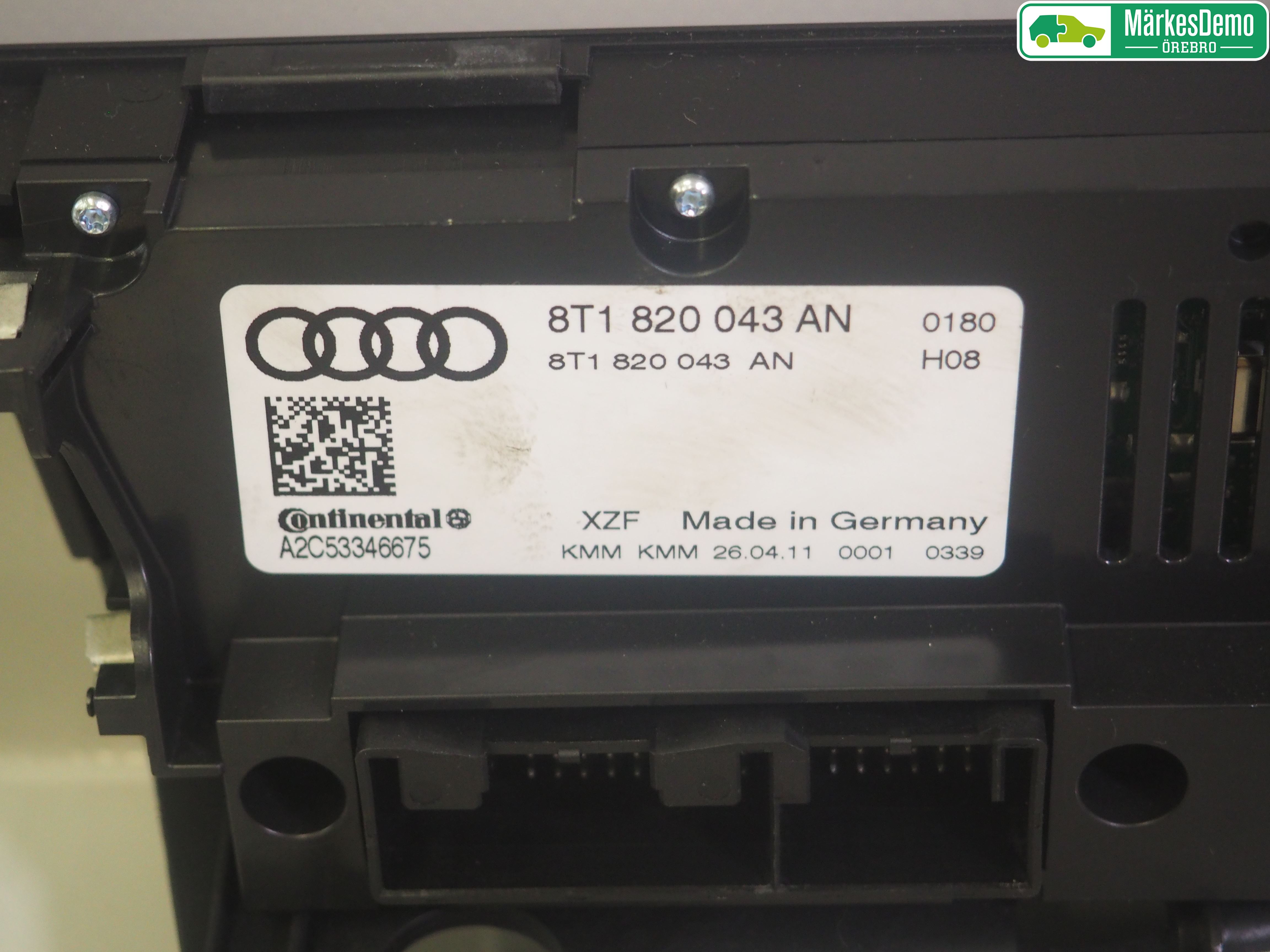 Audi A5 07-16 Varme Ac Betjening-Display