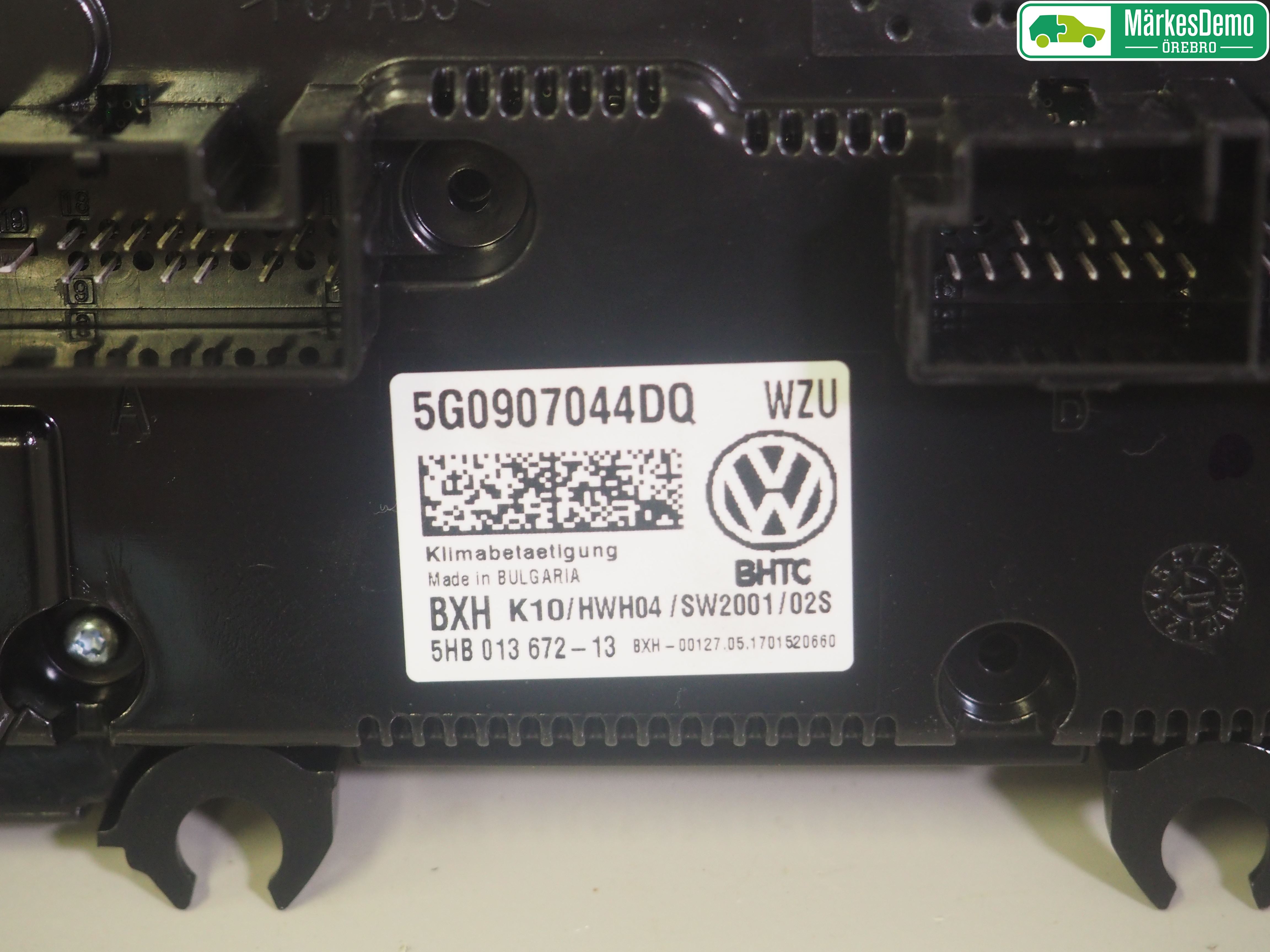 Volkswagen VW ARTEON 17- Varme Ac Betjening-Display