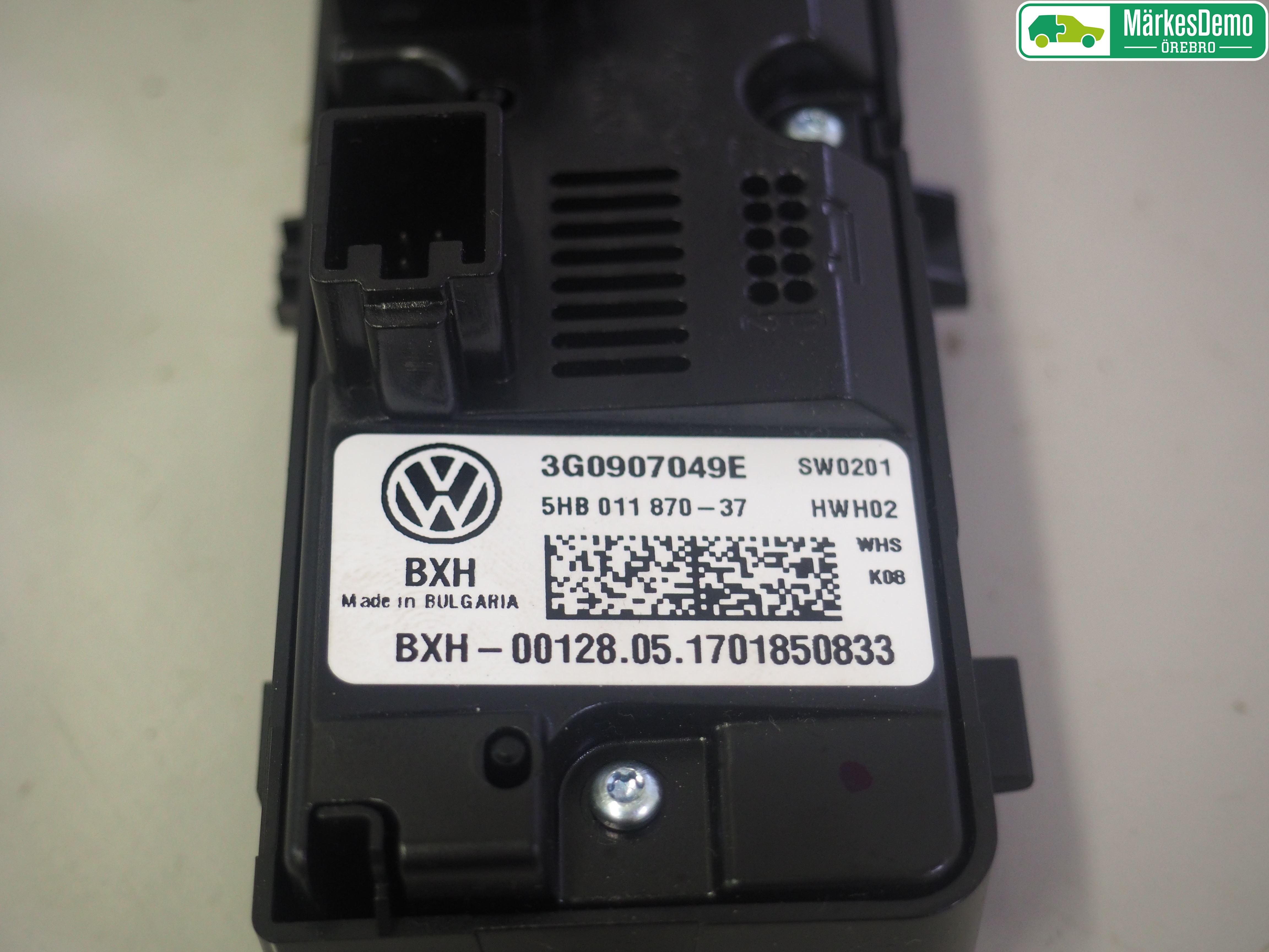 Volkswagen VW ARTEON 17- Varme Ac Betjening-Display