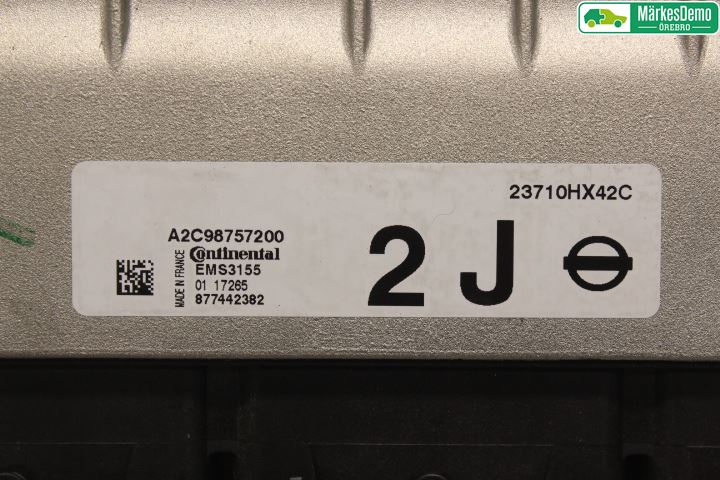 Nissan QASHQAI 14-17 Styreenhet Innsprøytning