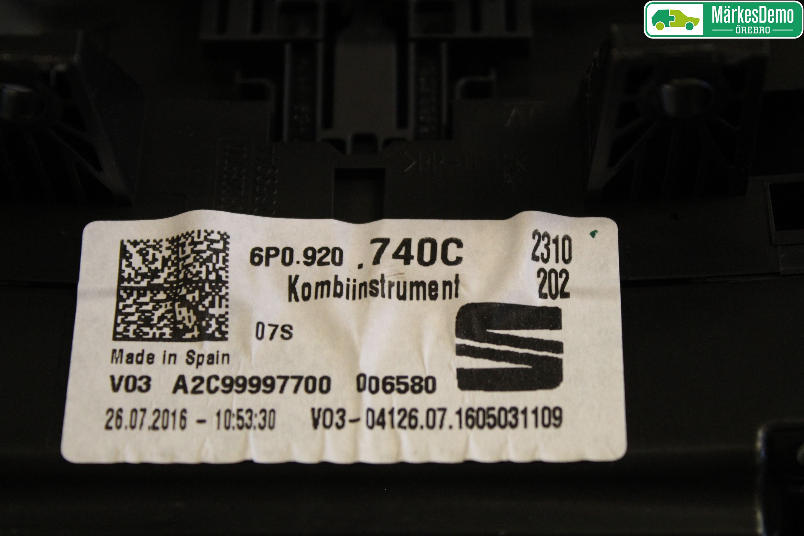 Seat IBIZA IV 08-16 Instr Kombinert