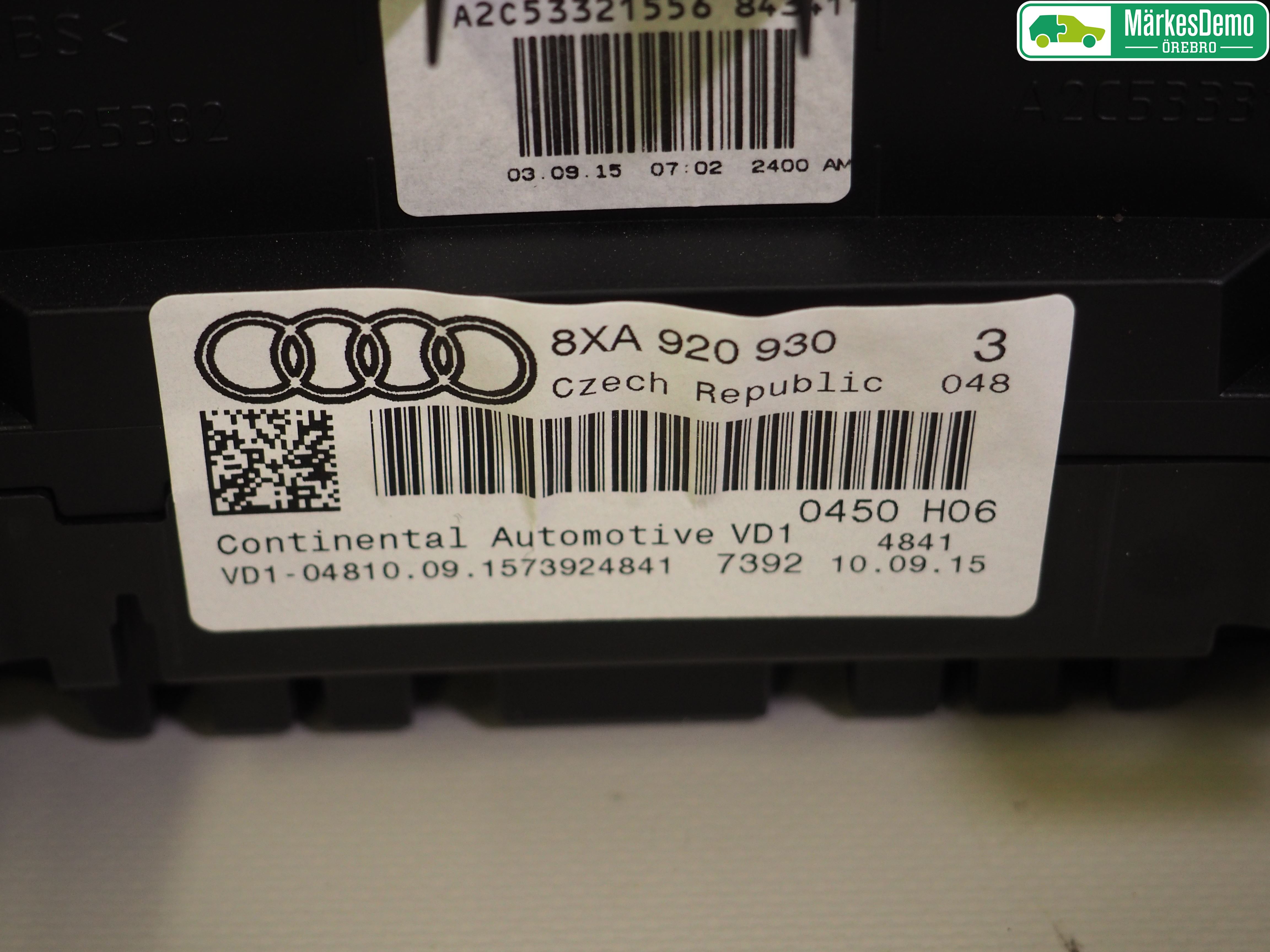 Audi A1/S1 11-18 Instr Kombinert
