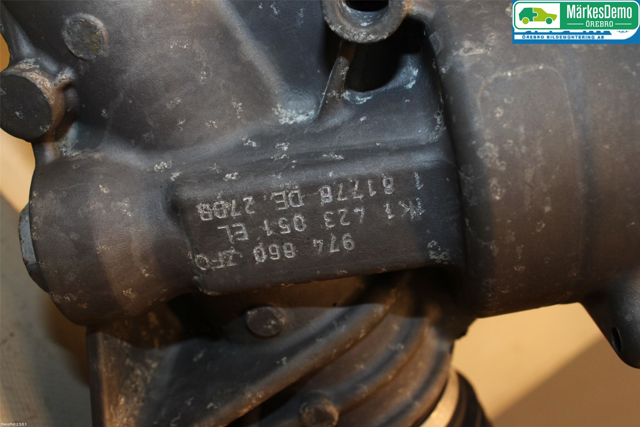 Skoda SUPERB 09-15 Servo Snekke - Tannstang