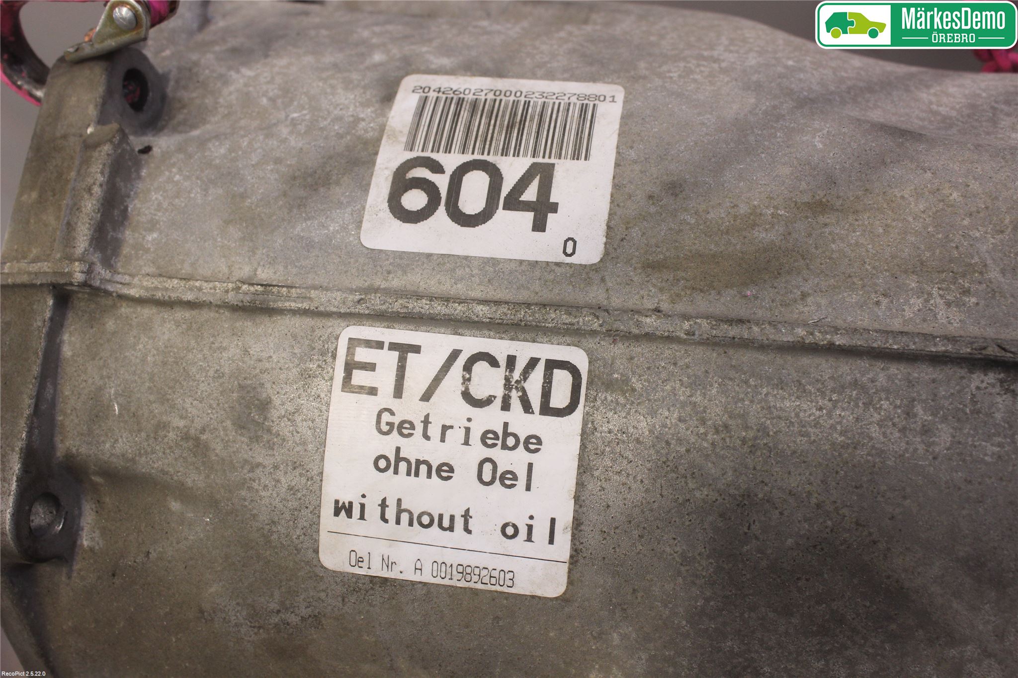 Mercedes-Benz MB C-KLASS (W204) 07-15 Gearkasse 6 Trinn