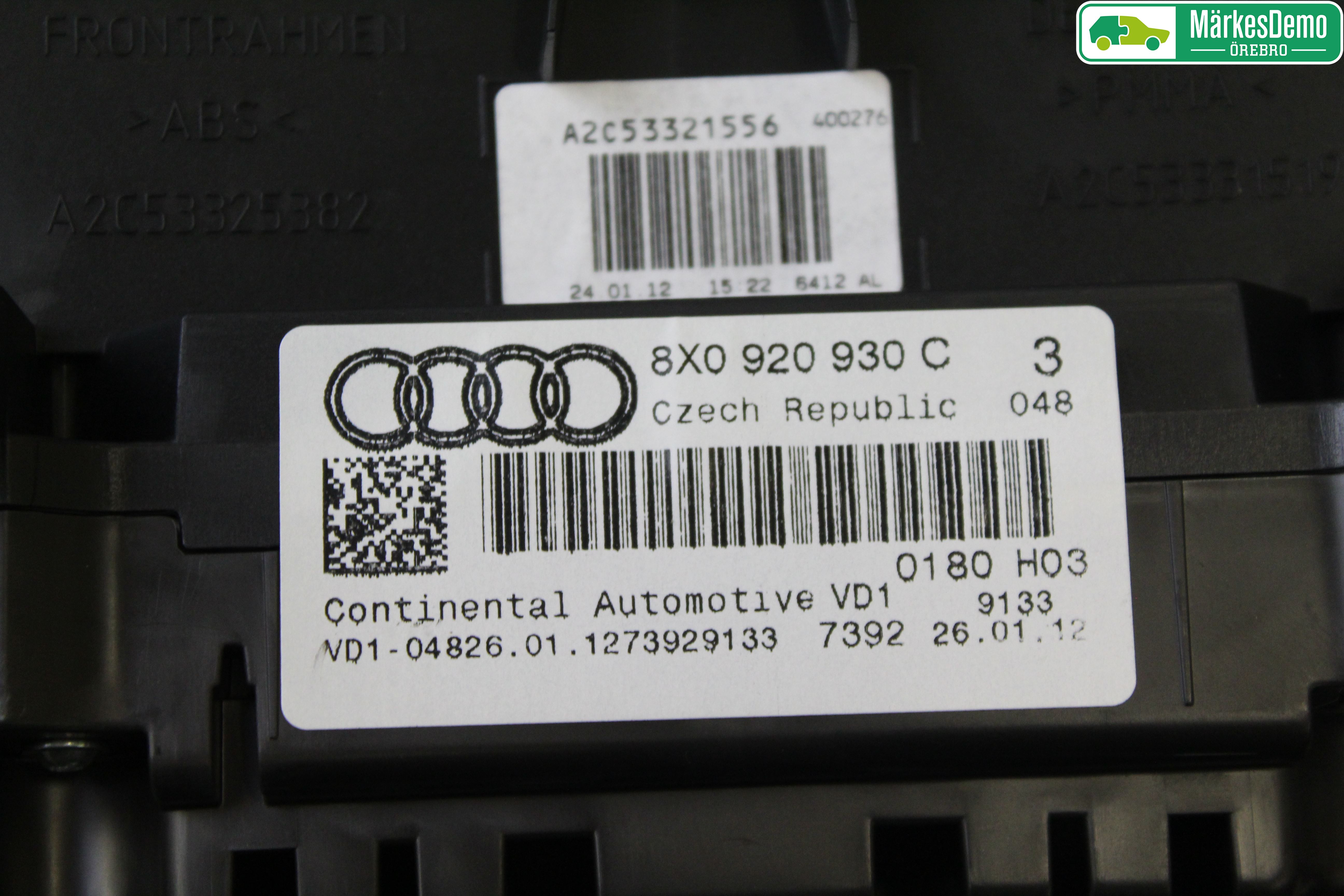 Audi A1/S1 11-18 Instr Kombinert