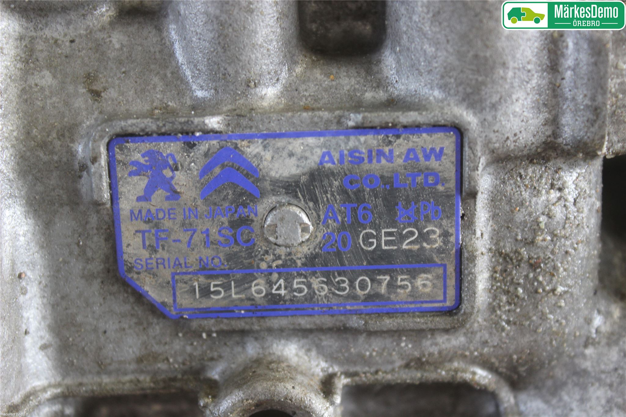 Peugeot 5008 10-16 Gearkasse Automat