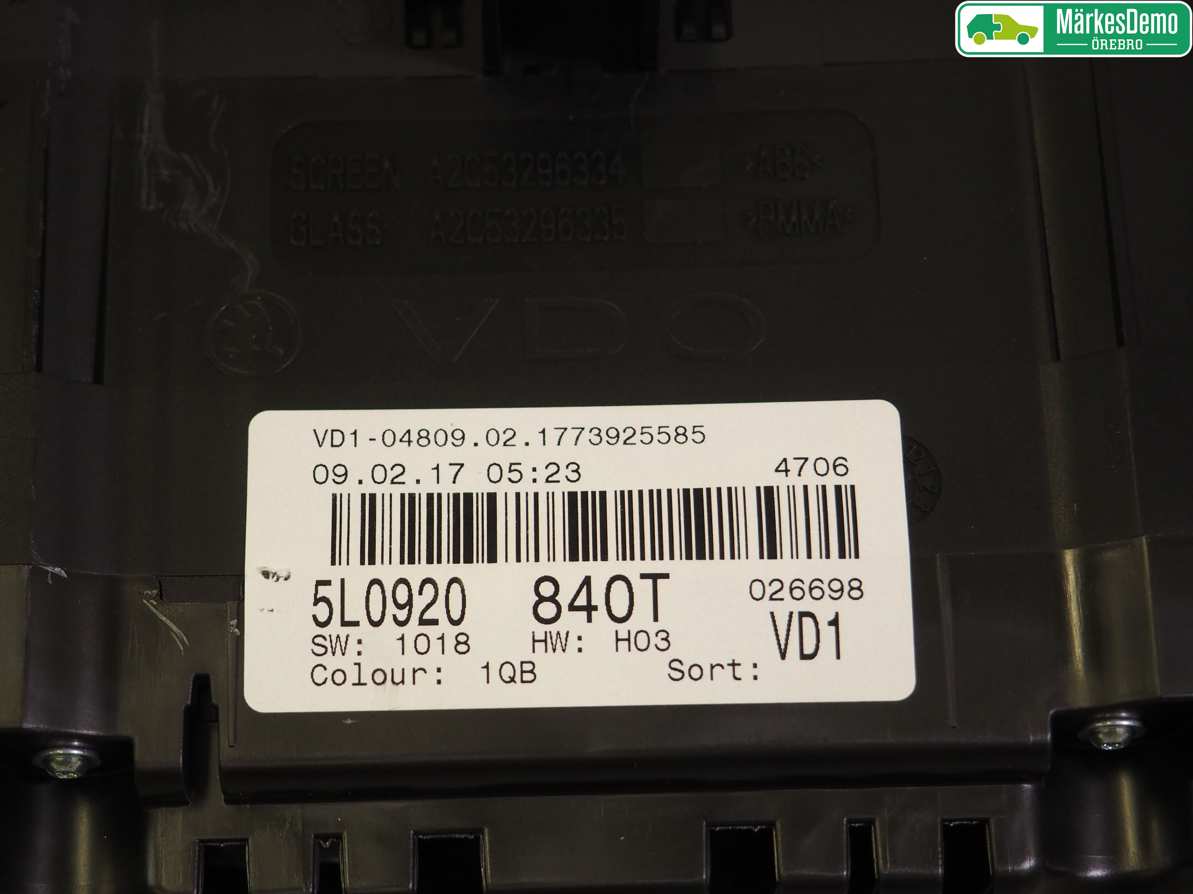 Skoda YETI Instr Kombinert