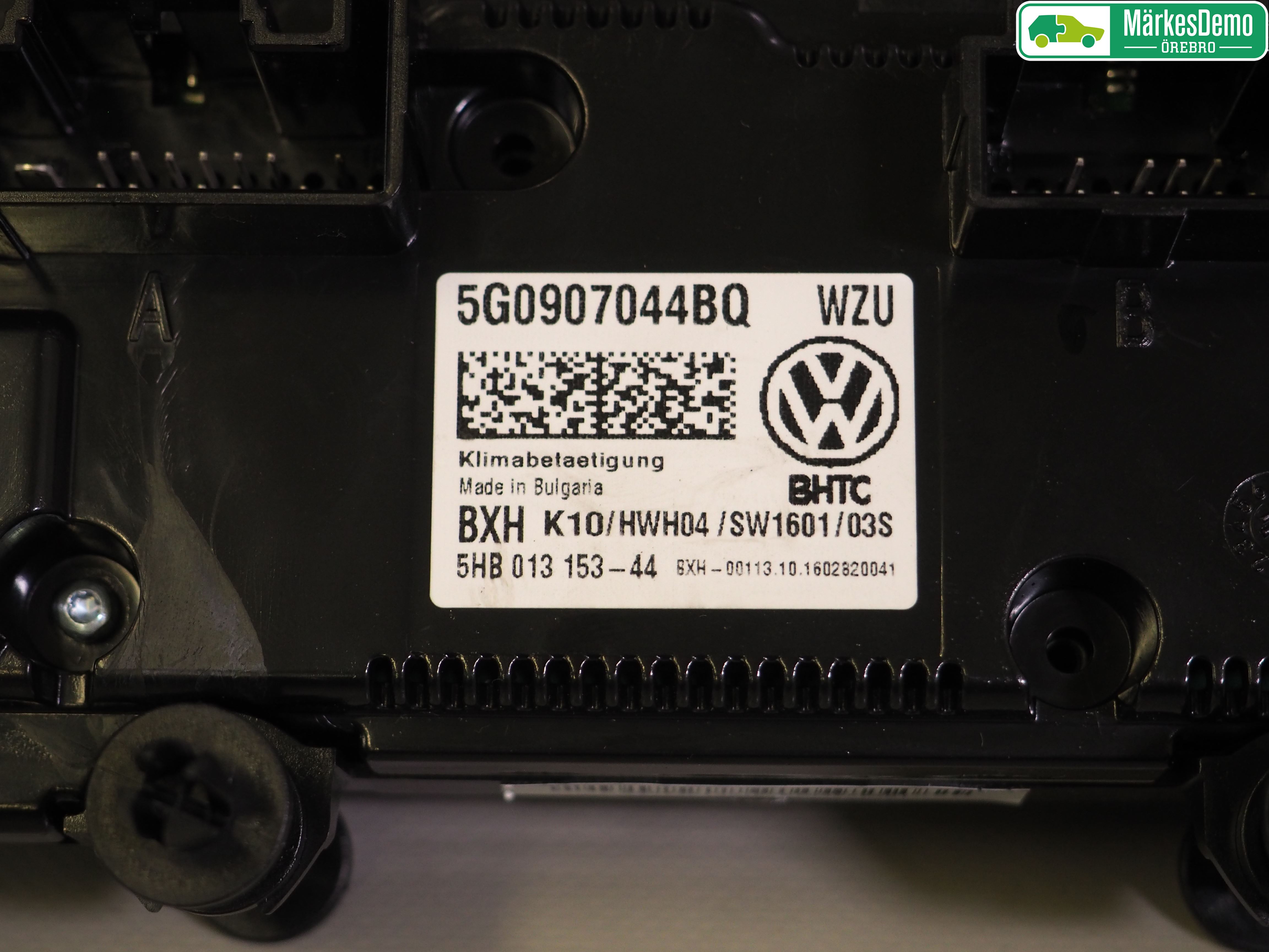 Volkswagen VW PASSAT 15-19 Varme Ac Betjening-Display