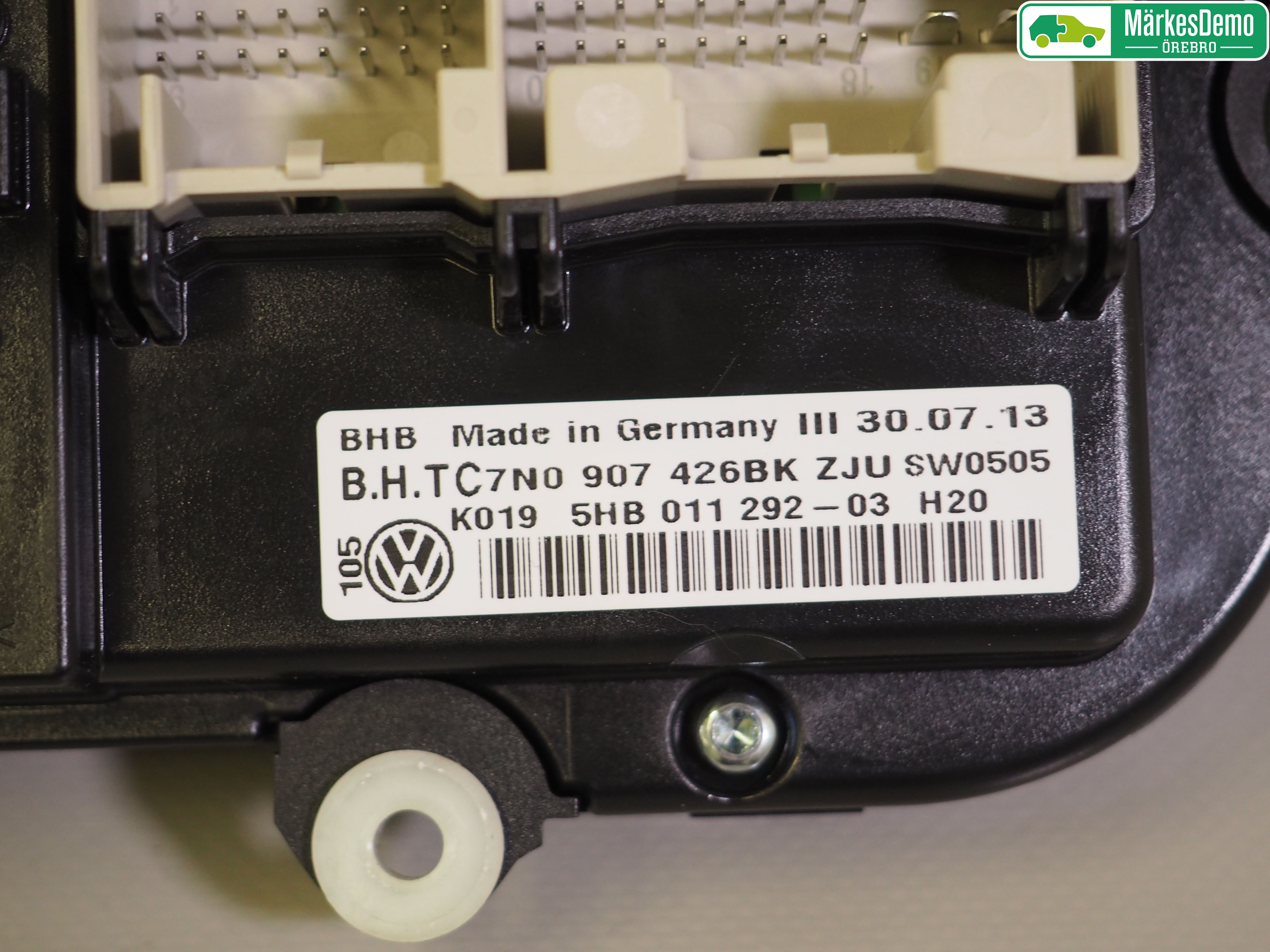 Volkswagen VW CADDY 11-15 Varme Ac Betjening-Display