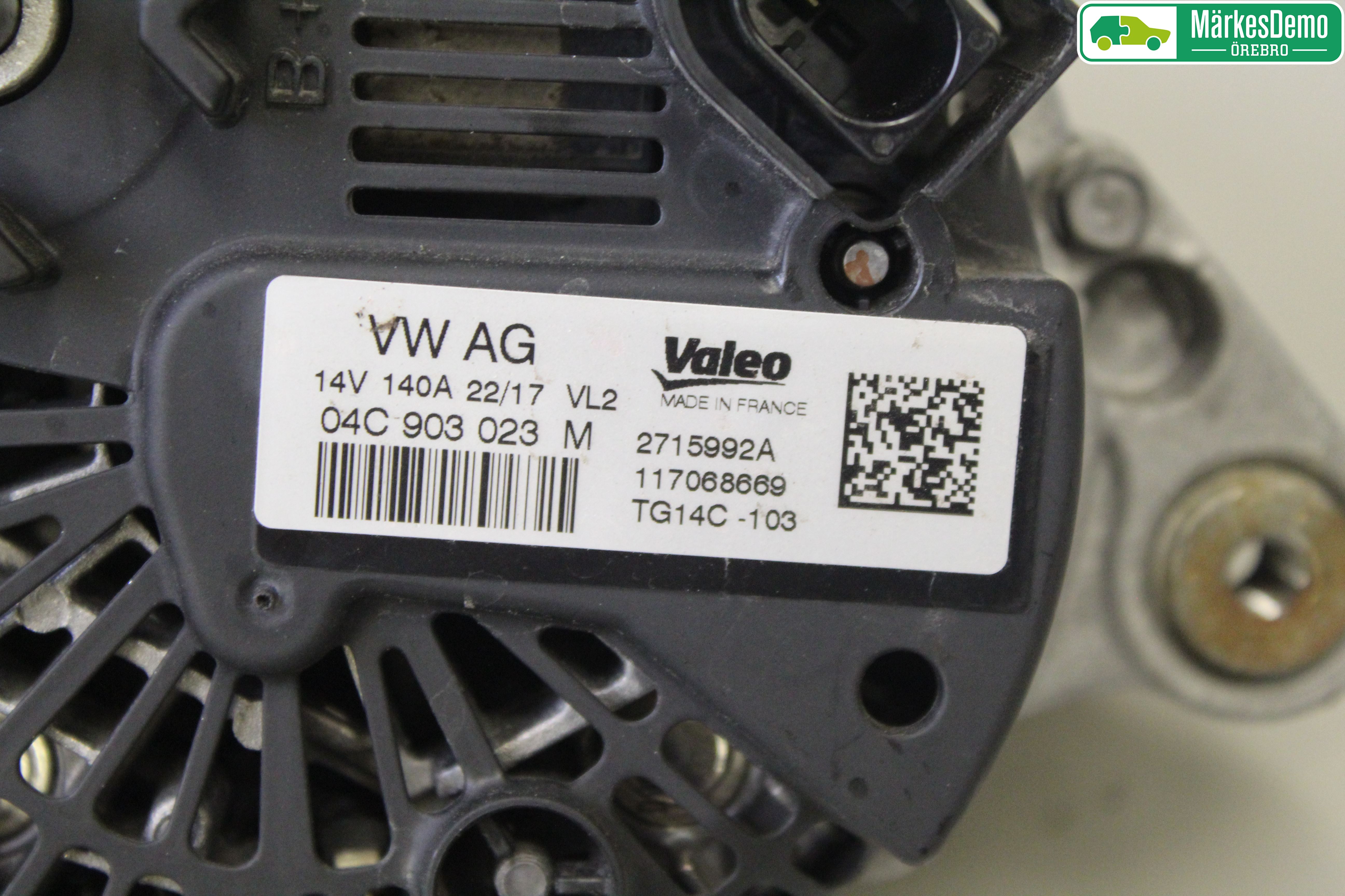 Audi A3/S3 8V 13-20 Dynamo