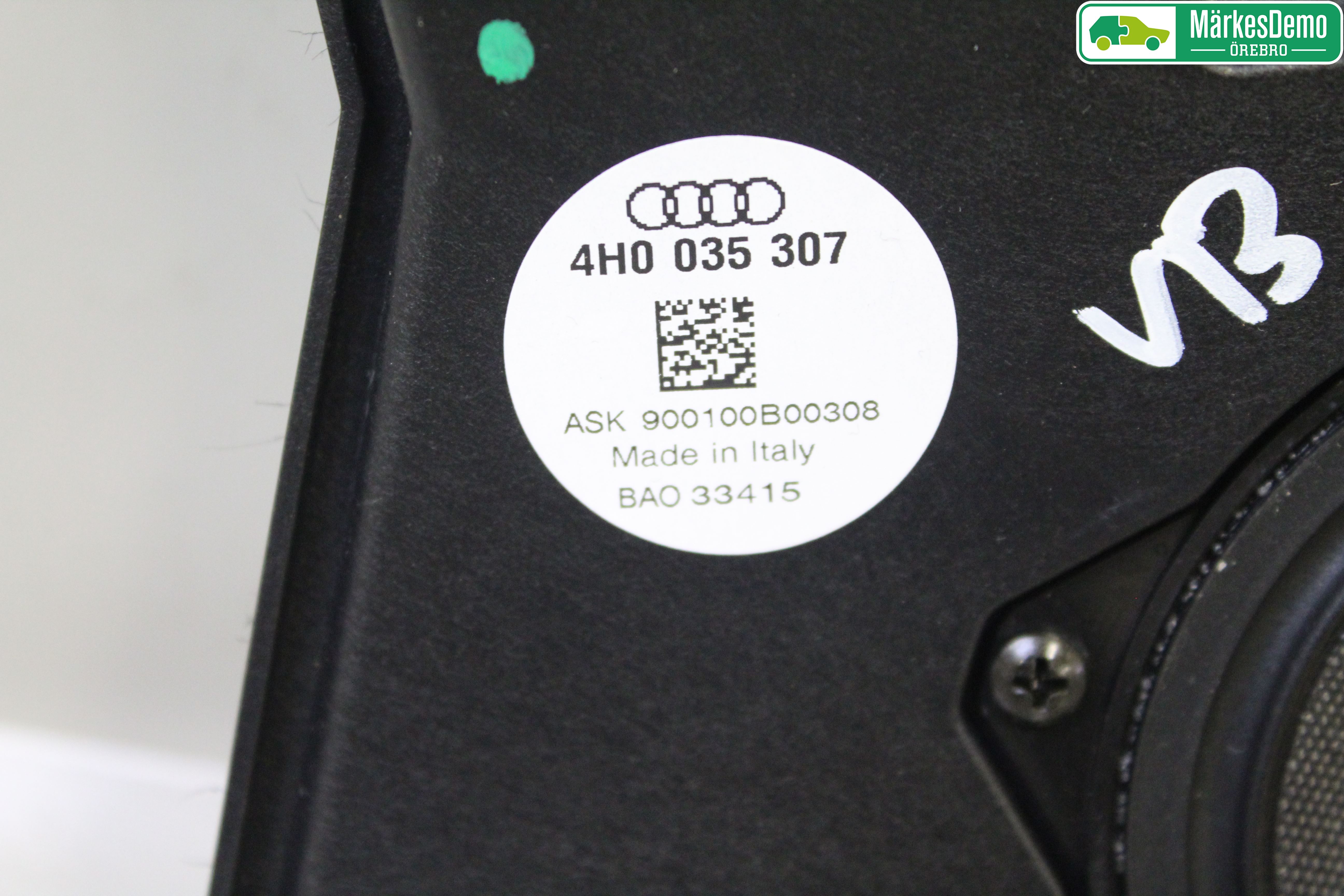Audi A8/S8 4H 10-17 Innr Høyttaler