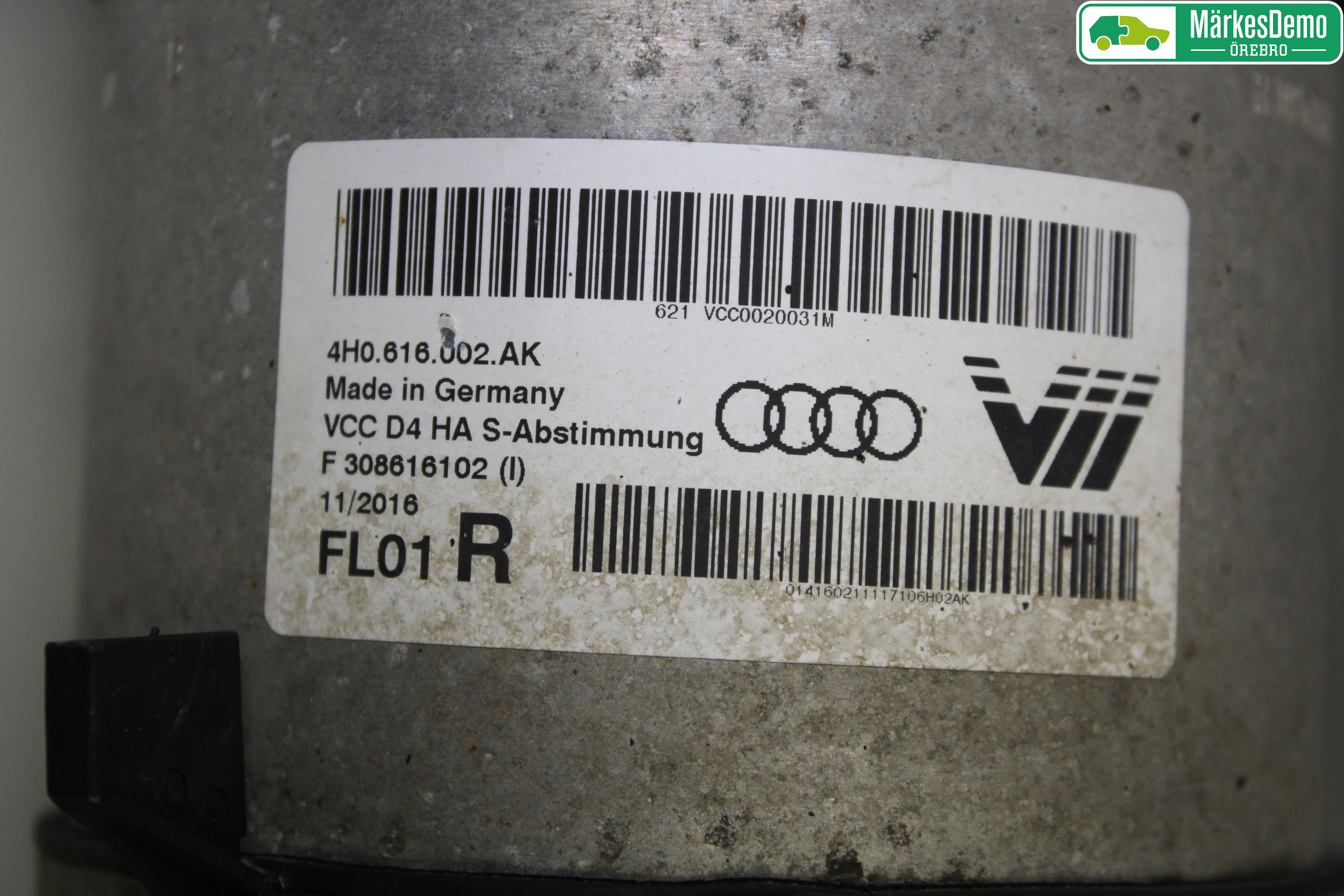 Audi A8/S8 4H 10-17 Støtdemper Bak