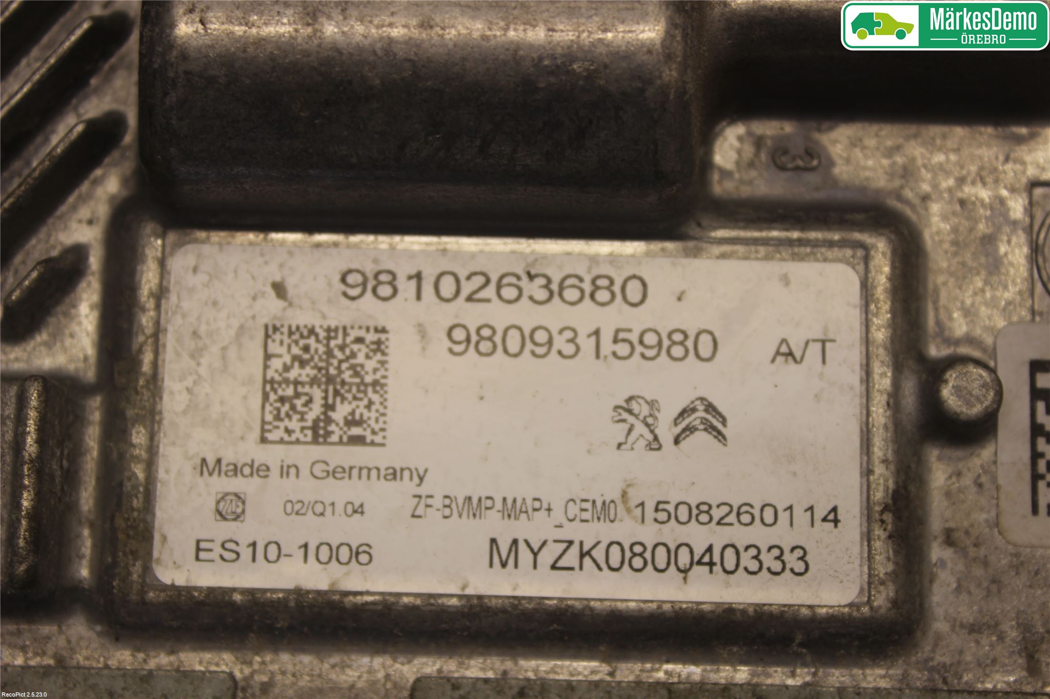 Peugeot 2008 13-20 Styreenhet Innsprøytning