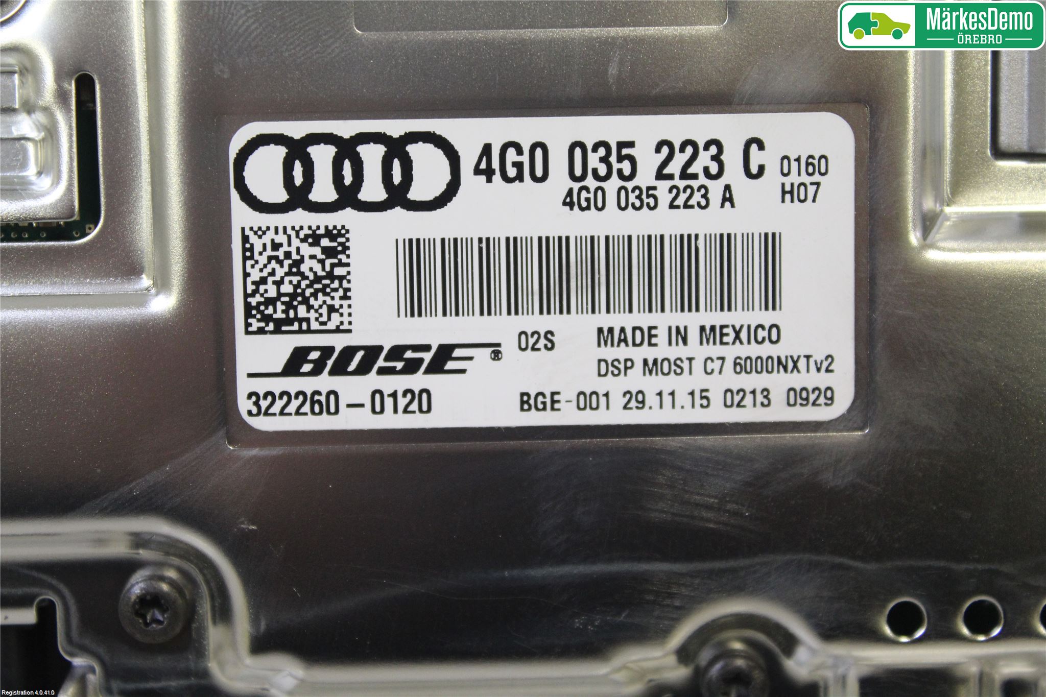 Audi A6 ALLROAD 12-18 Stereo Forsterker