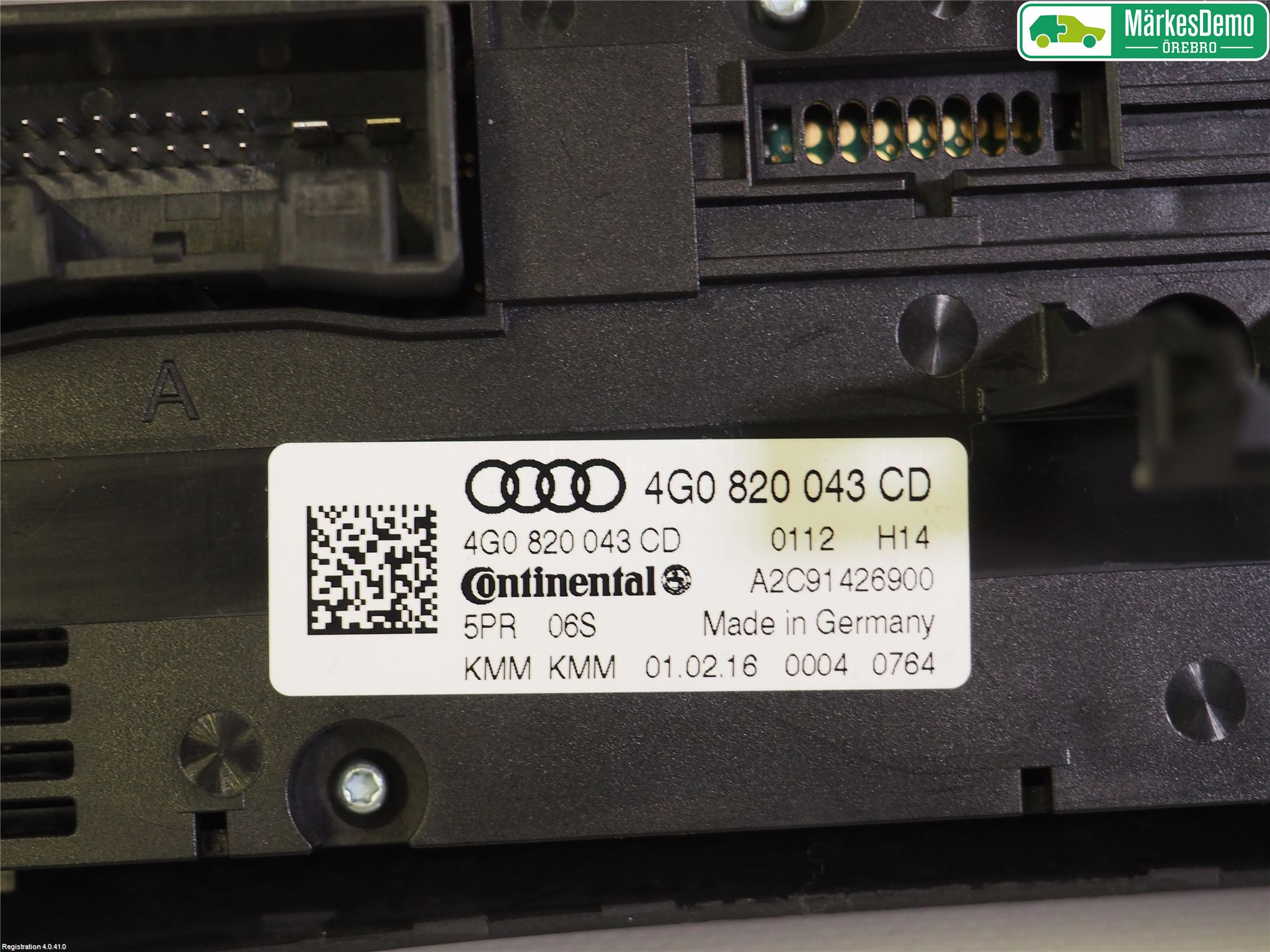 Audi A6 ALLROAD 12-18 Varme Ac Betjening-Display