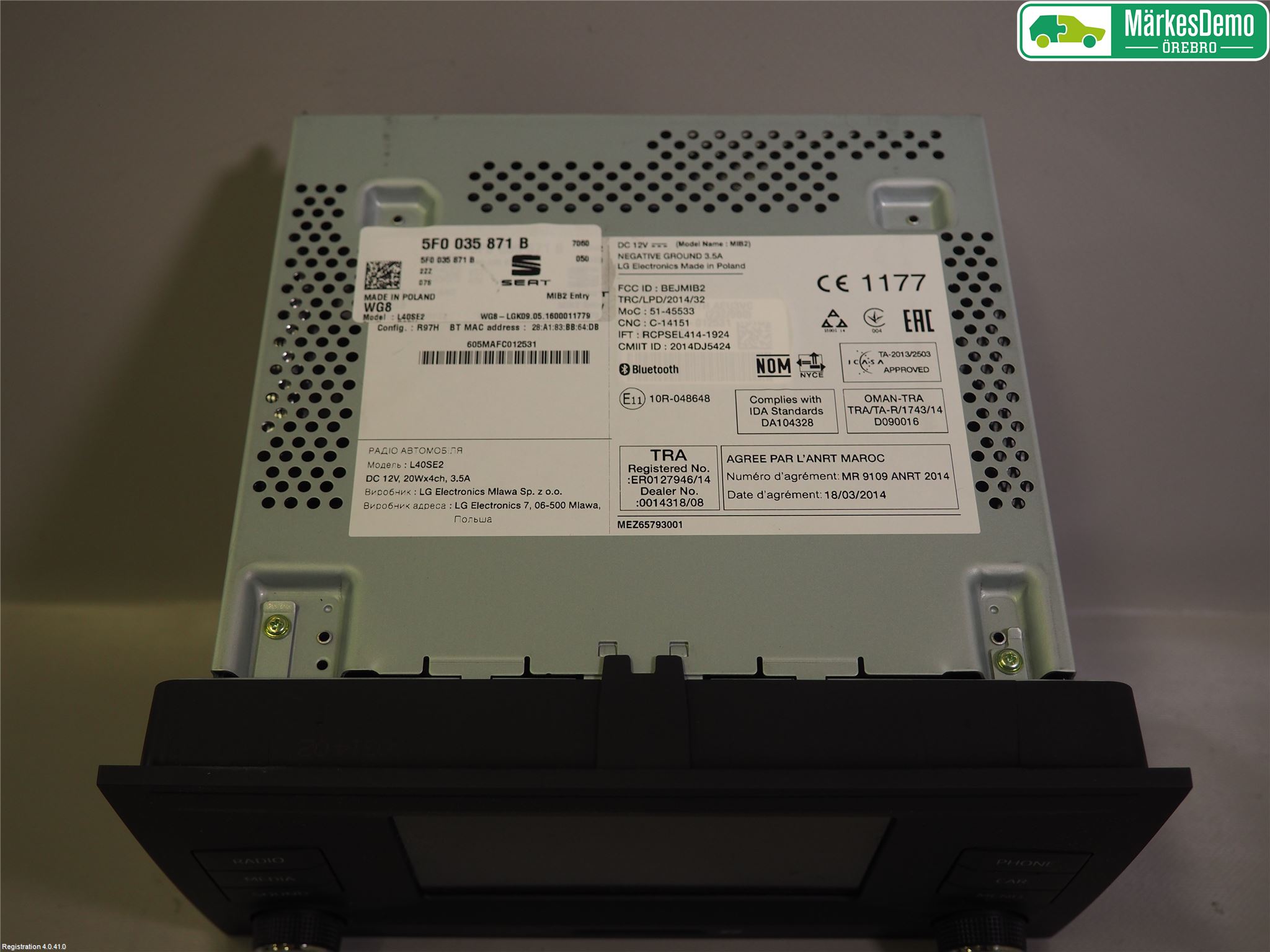 Seat LEON 13-20 Stereo Radio