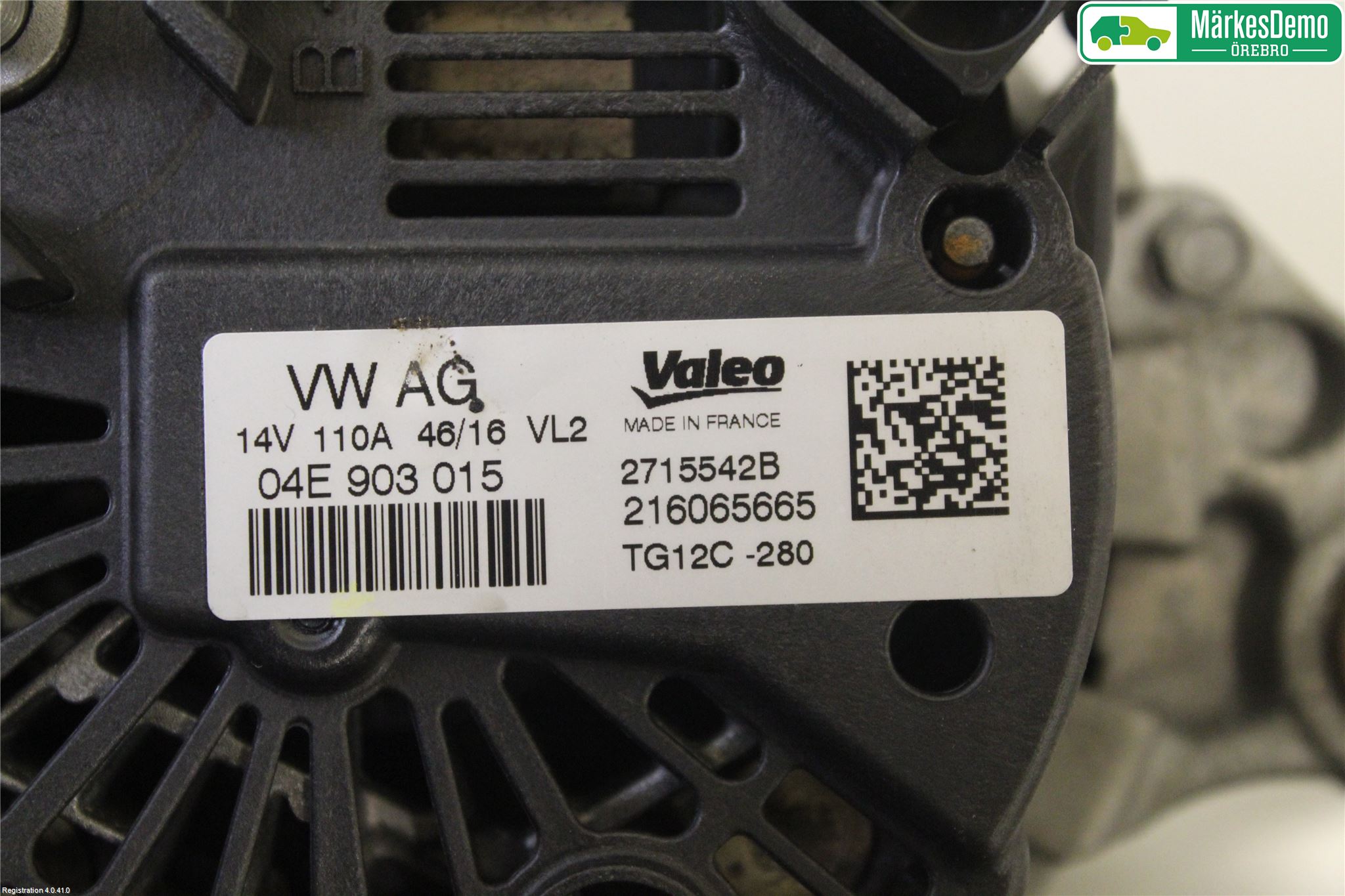 Volkswagen VW POLO 10-17 Dynamo