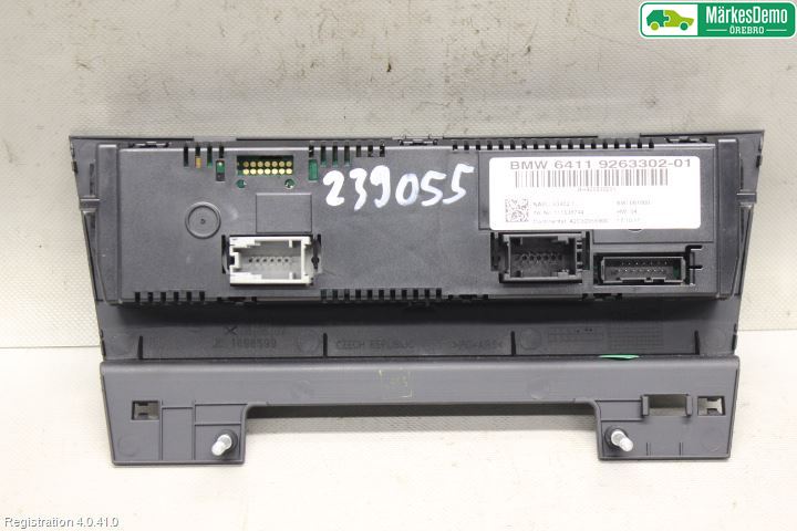 BMW X1 E84 10-15 Varme Ac Betjening-Display