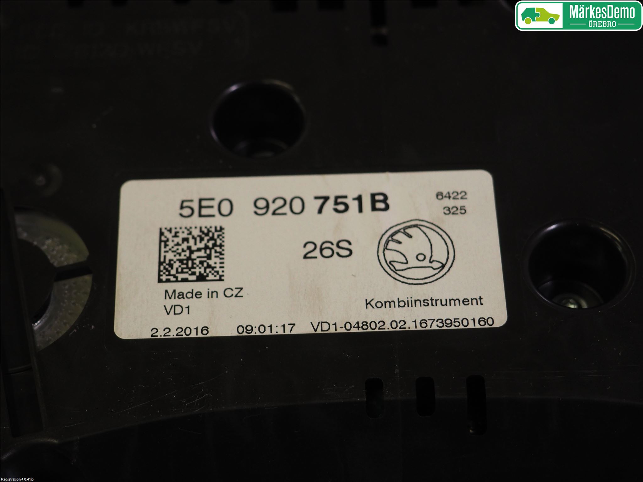 Skoda OCTAVIA (5E) 13-20 Instr Kombinert