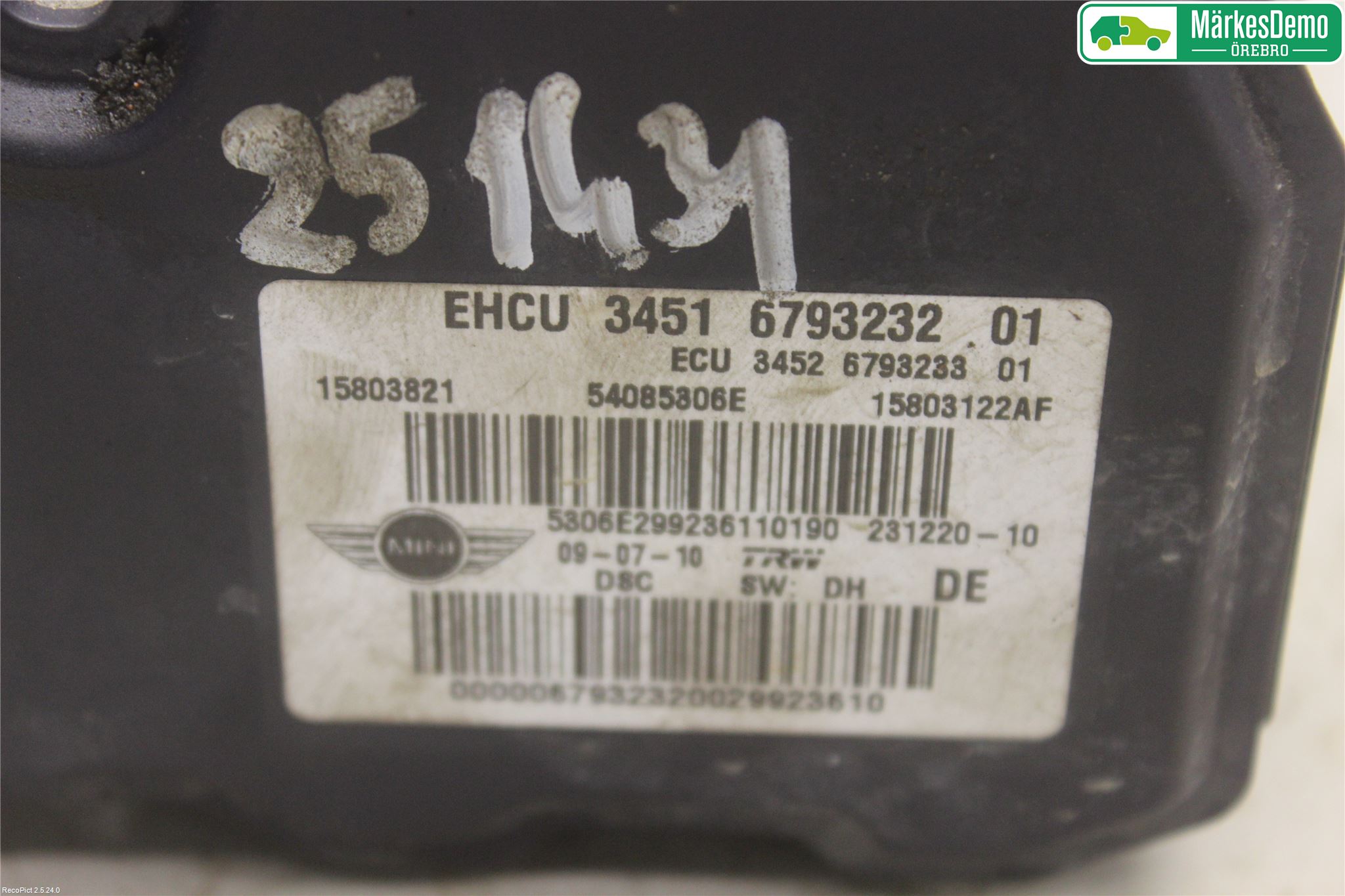 Mini CLUBMAN R55 06-14 Abs Hydraulikkaggregat
