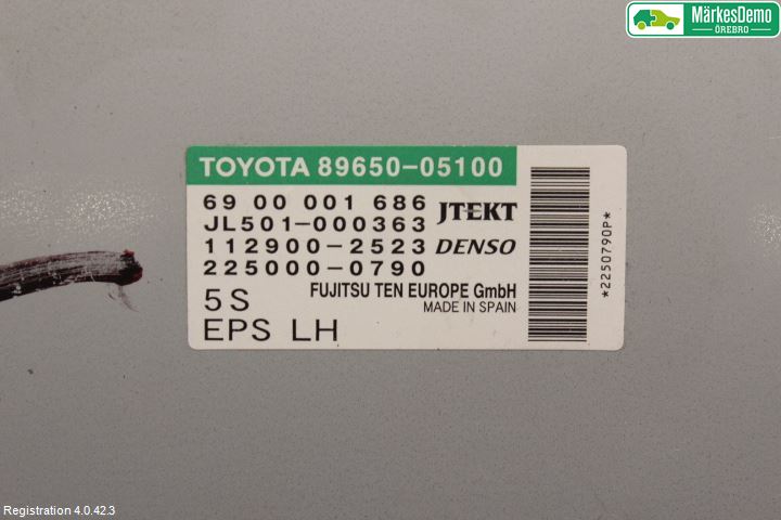 Toyota AVENSIS 09-15 Styreenhet Styreservo