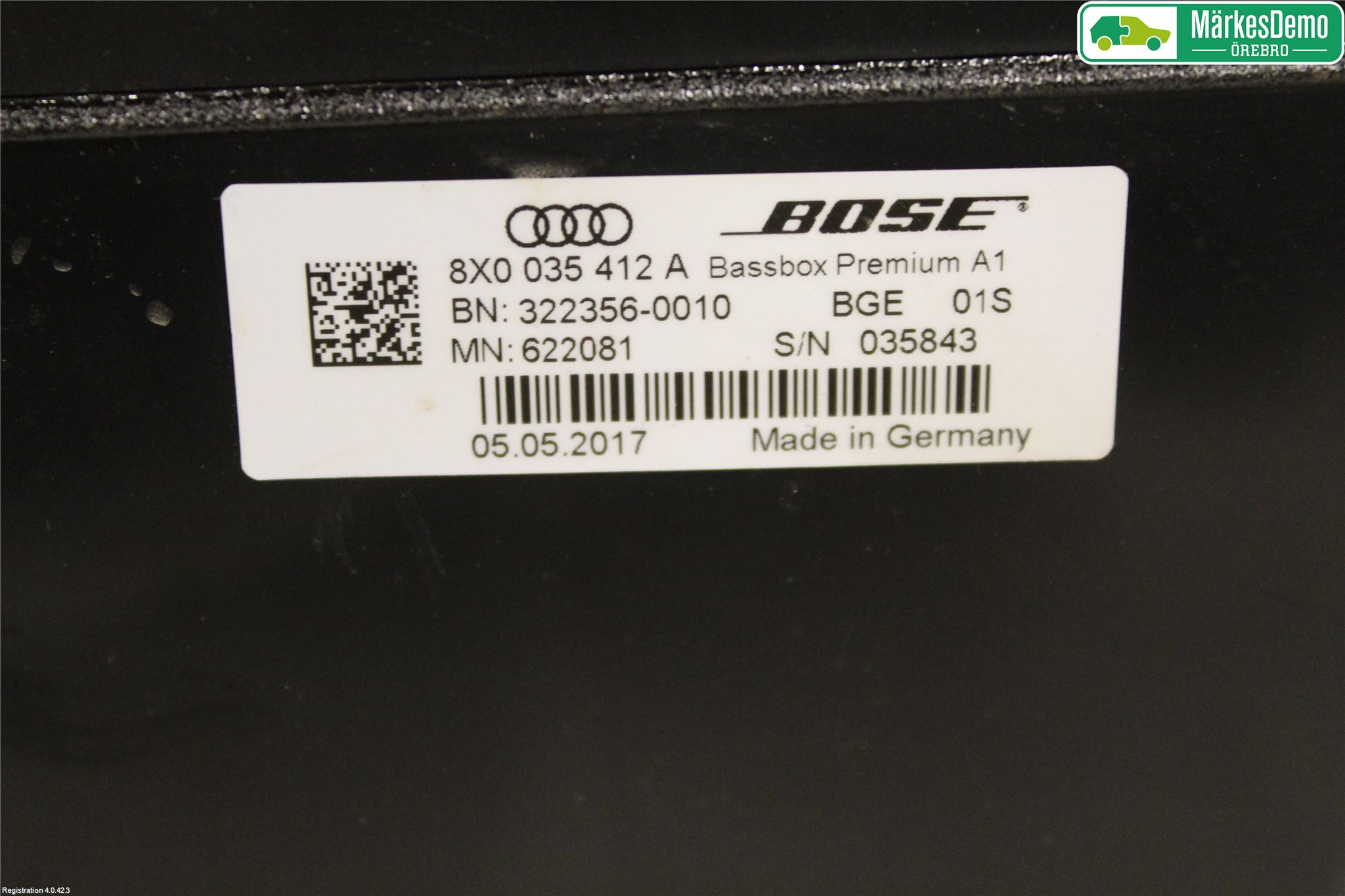 Audi A1 19- Innr Høyttaler