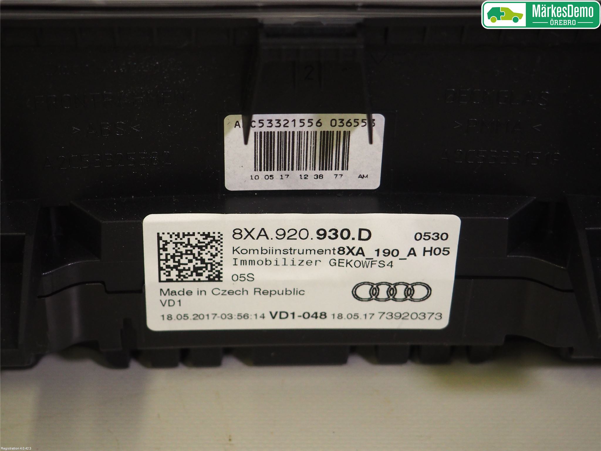Audi A1 19- Instr Kombinert
